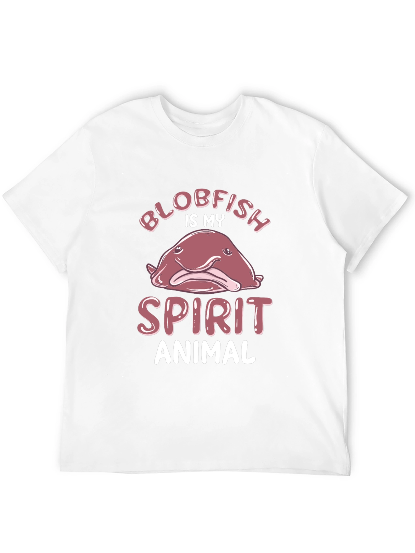 Blobfish Spirit Animal Graphic T-Shirt