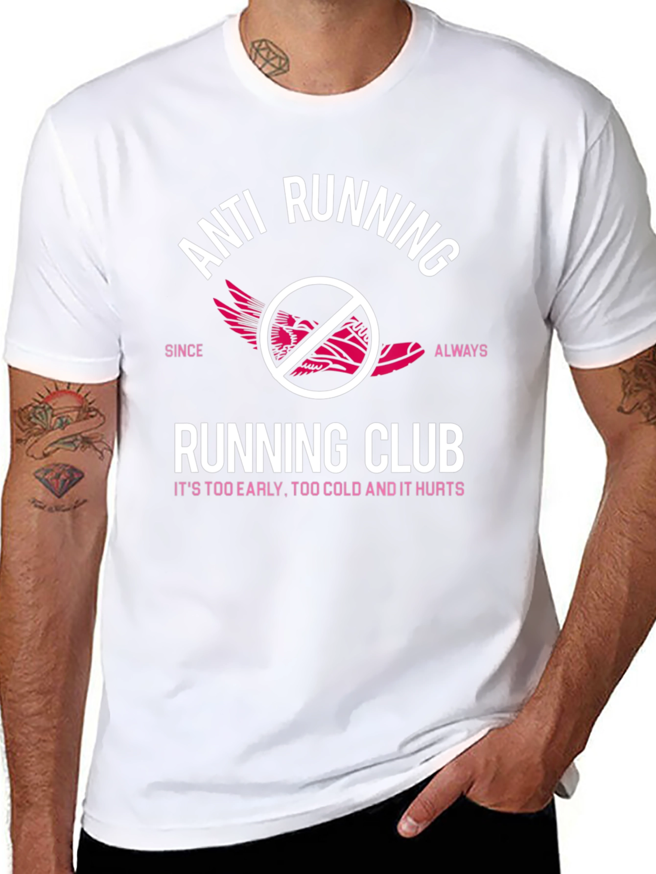 Anti Running Club Graphic Tee