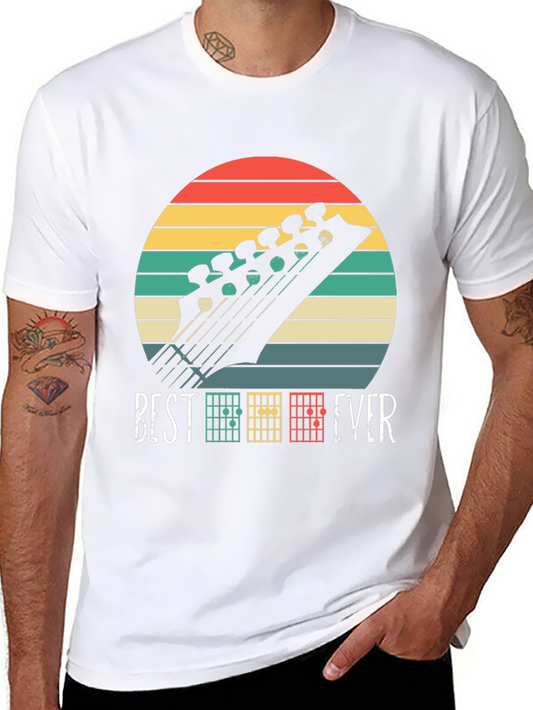 Guitar Headstock Sunset T-Shirt - Best EVER