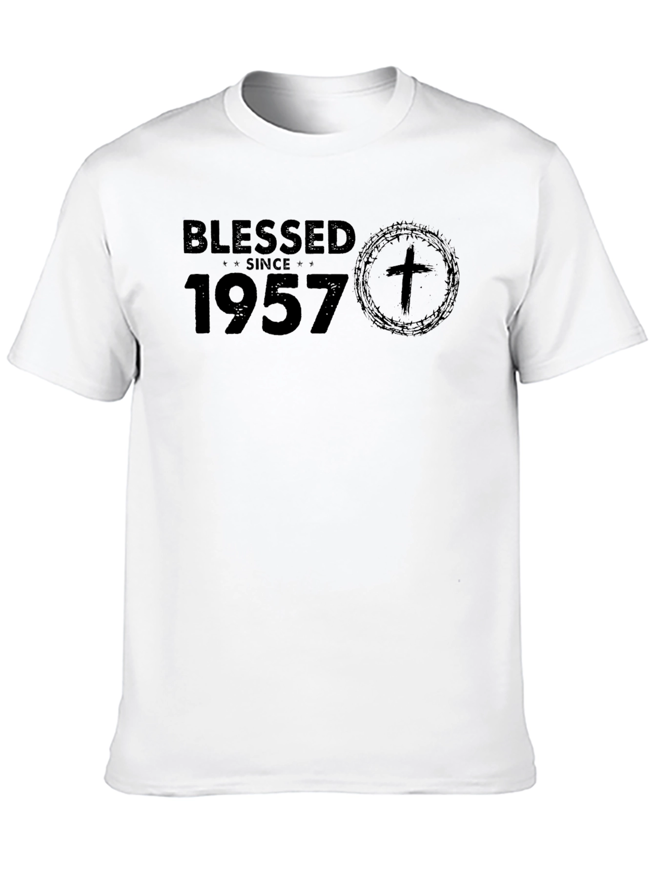 Blessed Since 1957 Christian T-Shirt