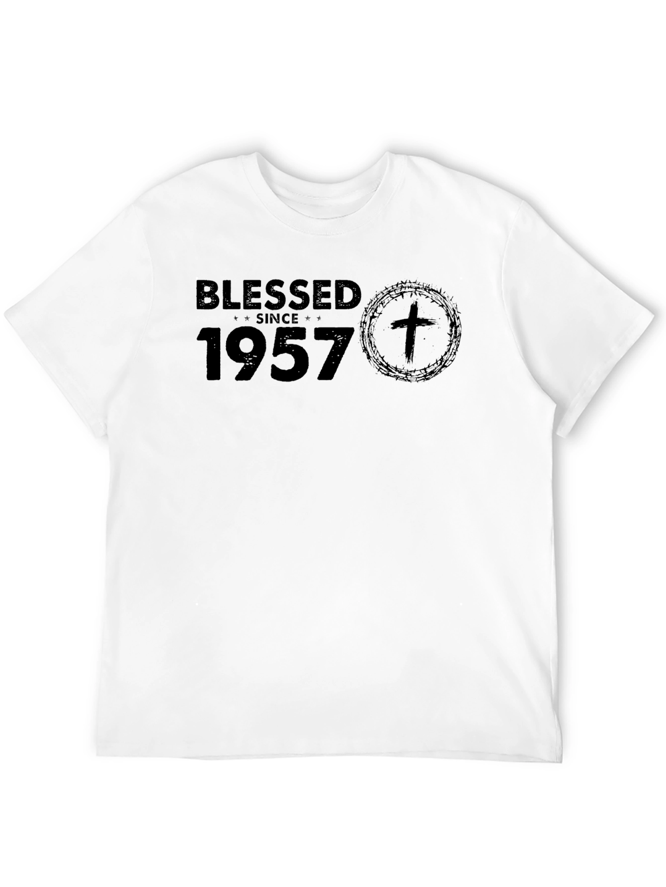 Blessed Since 1957 Christian T-Shirt