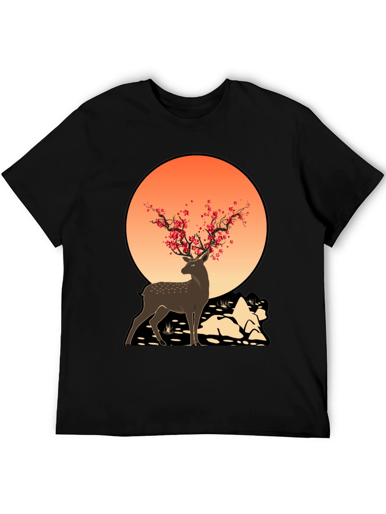 Deer and Blossom T-Shirt