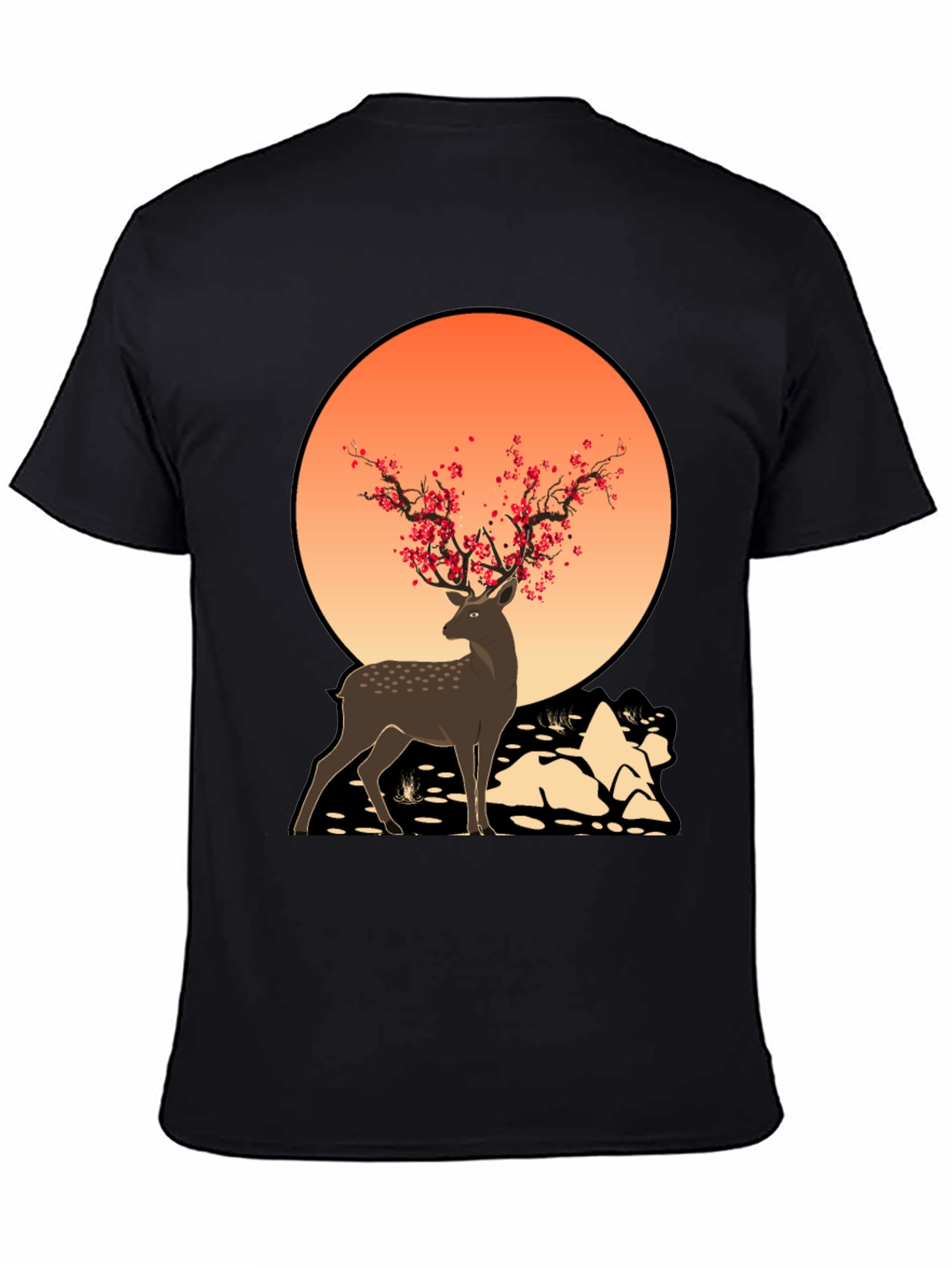 Deer and Blossom T-Shirt