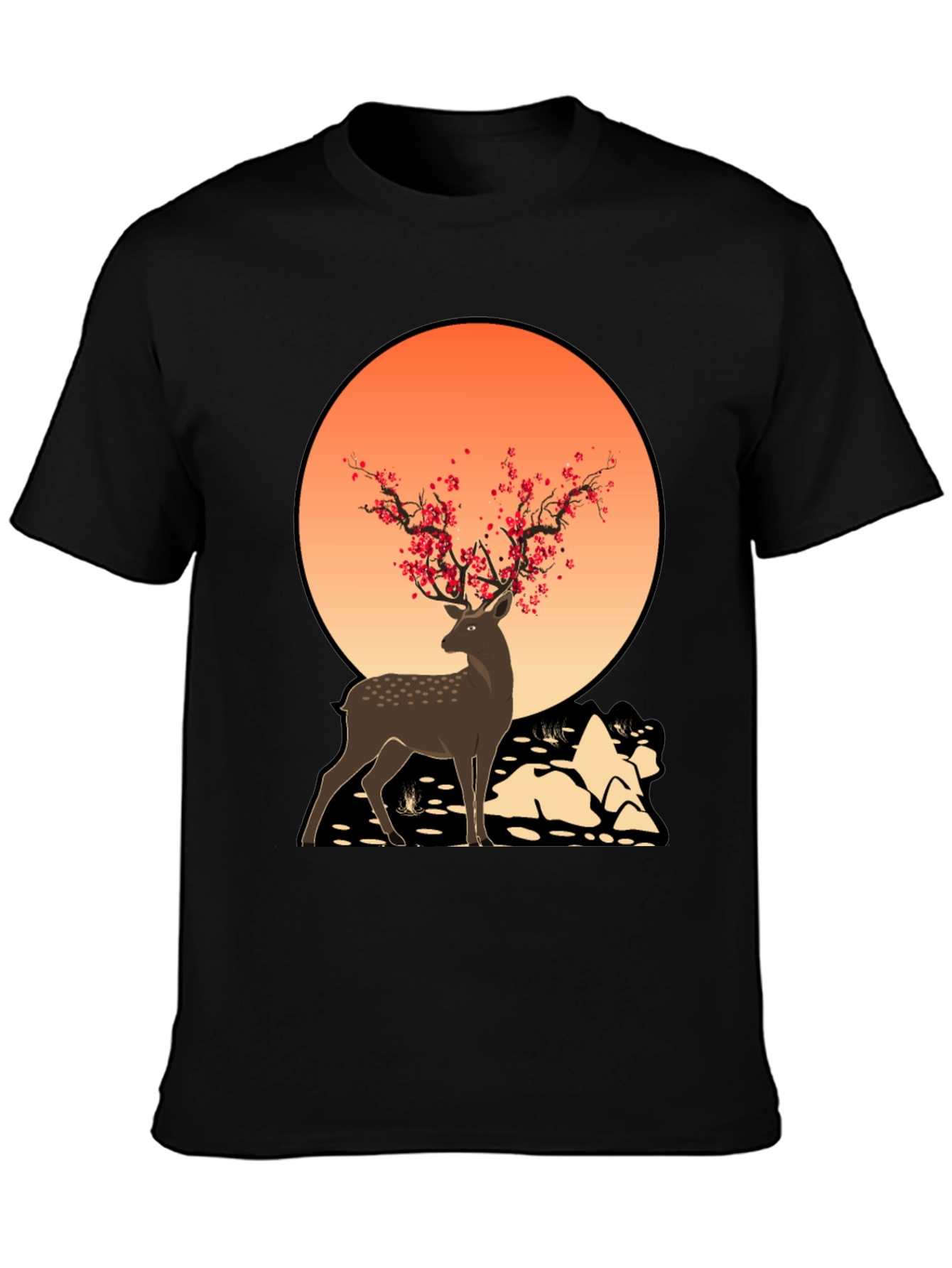 Deer and Blossom T-Shirt