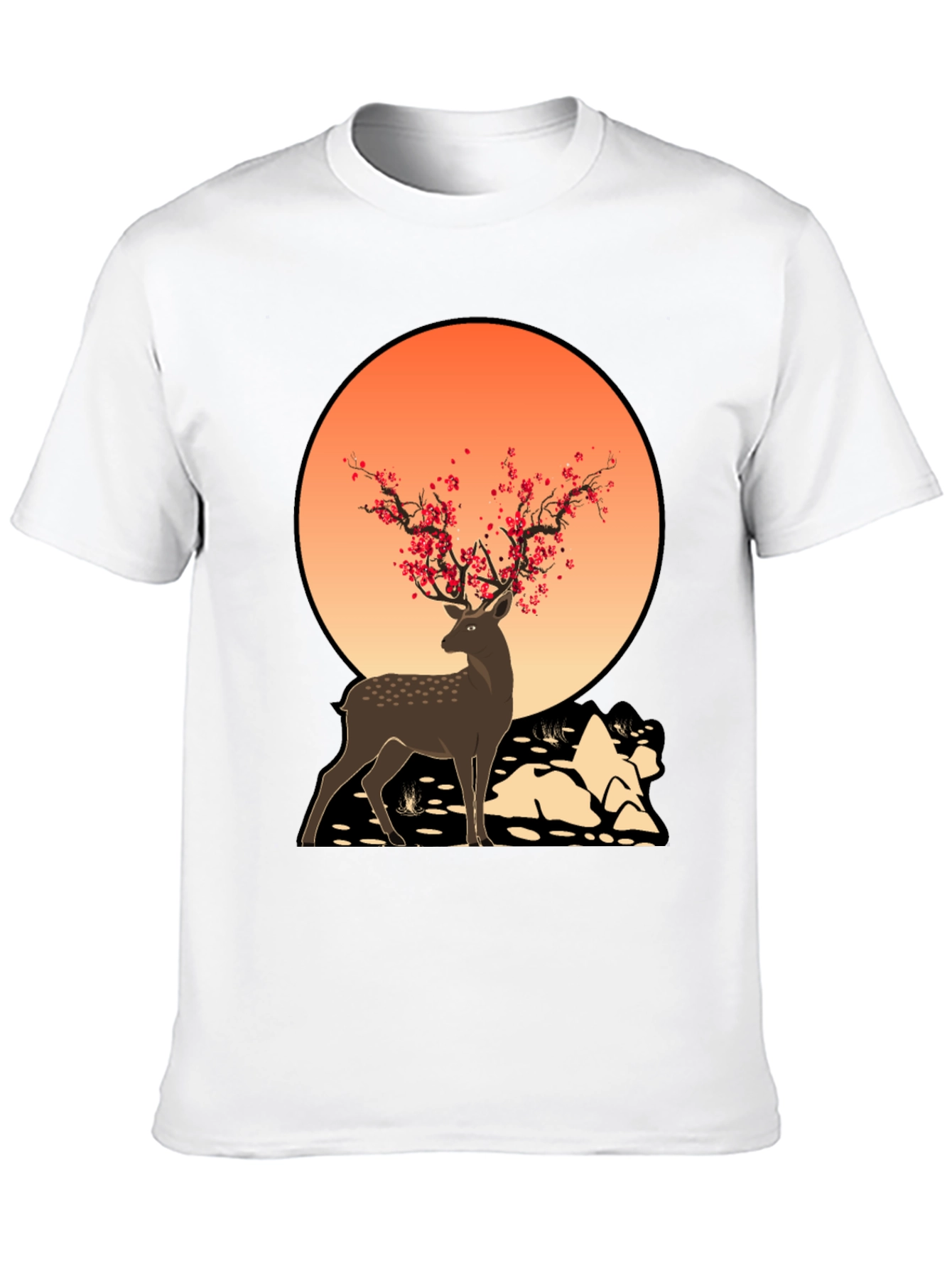Deer and Blossom T-Shirt