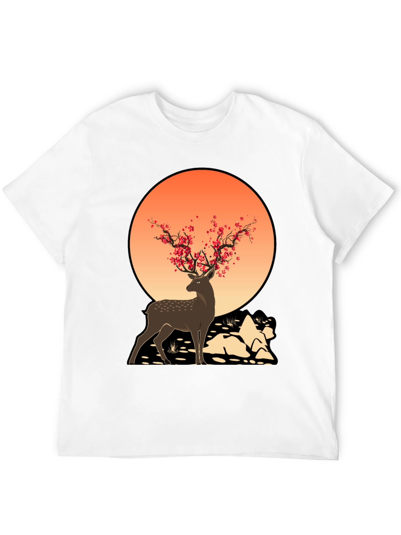 Deer and Blossom T-Shirt