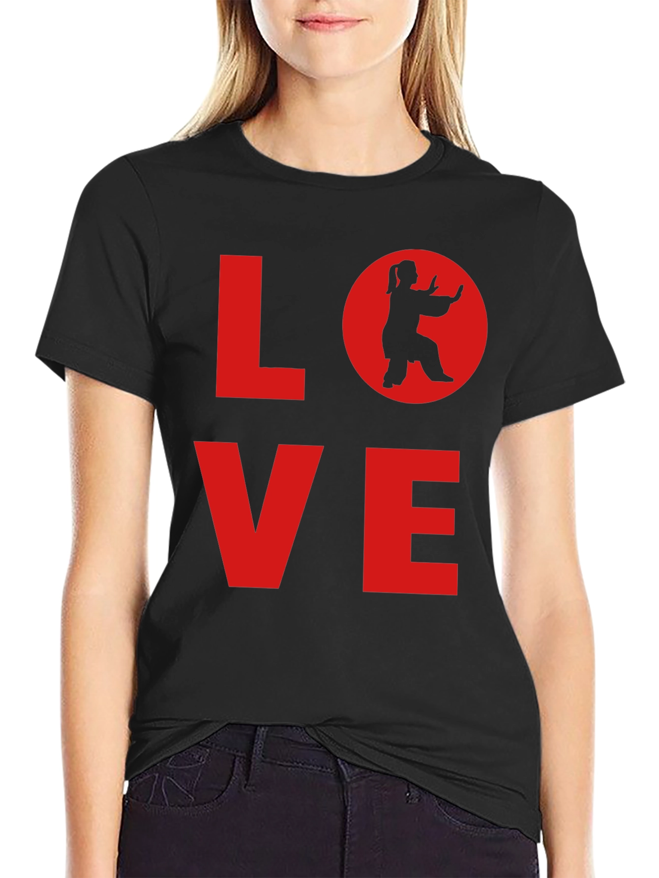 LOVE Martial Arts Black T-Shirt