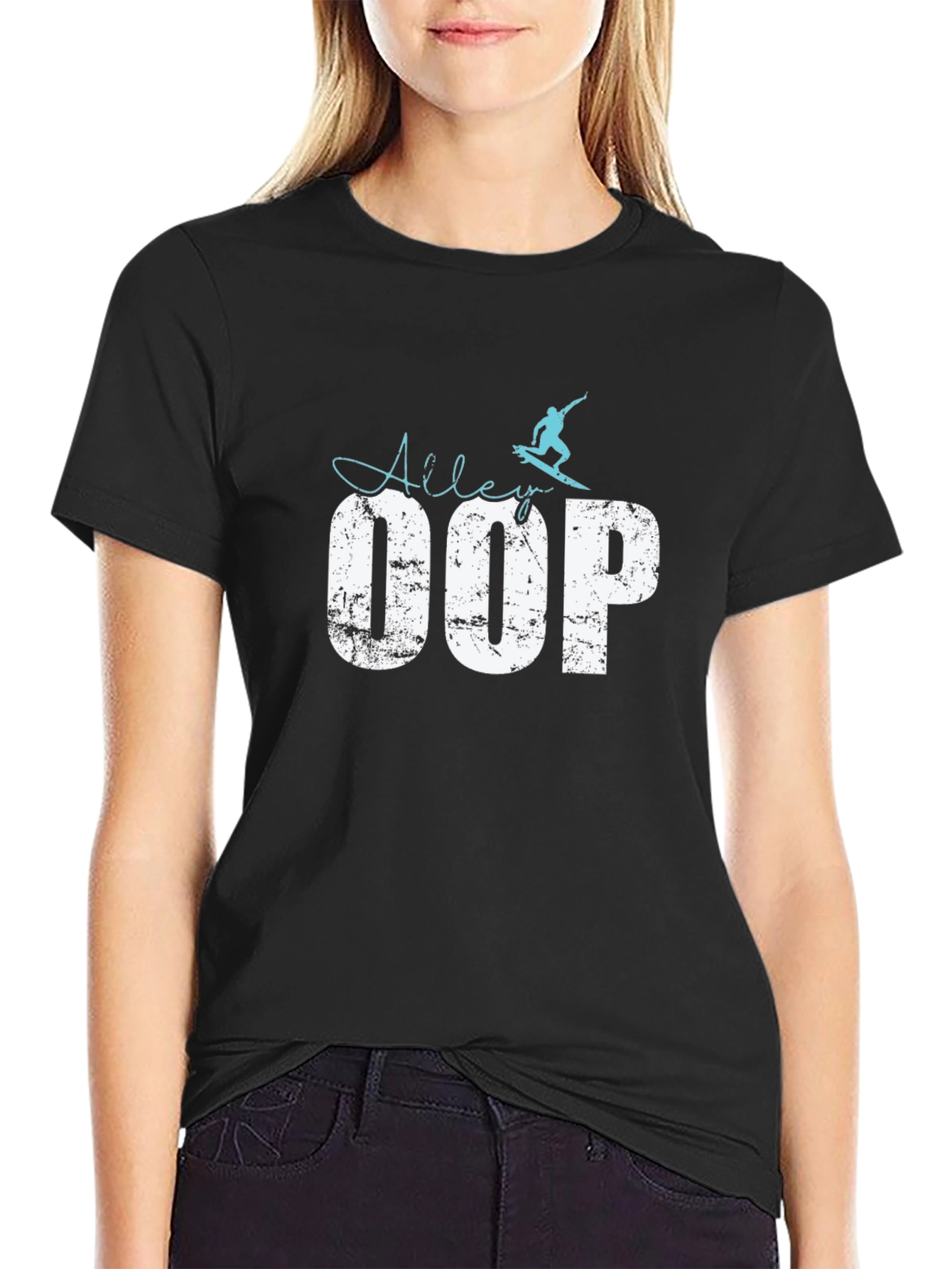 Ailey OOP Surfer Graphic Tee - Black