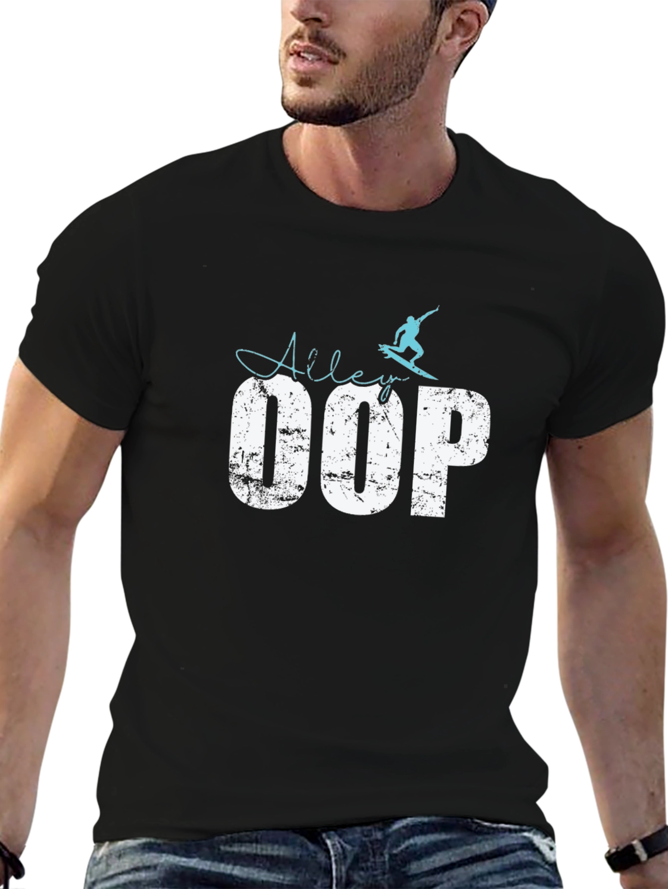 Ailey OOP Surfer Graphic Tee - Black