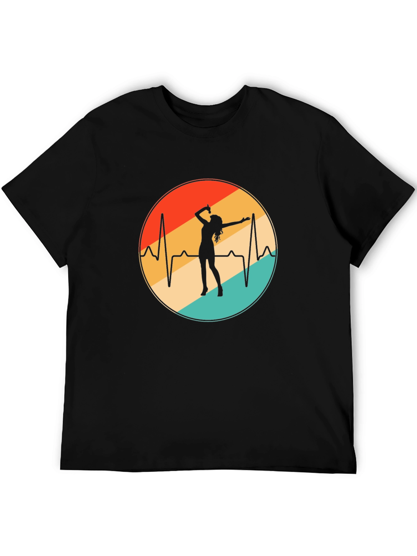 Singer Heartbeat T-Shirt - Black Tee