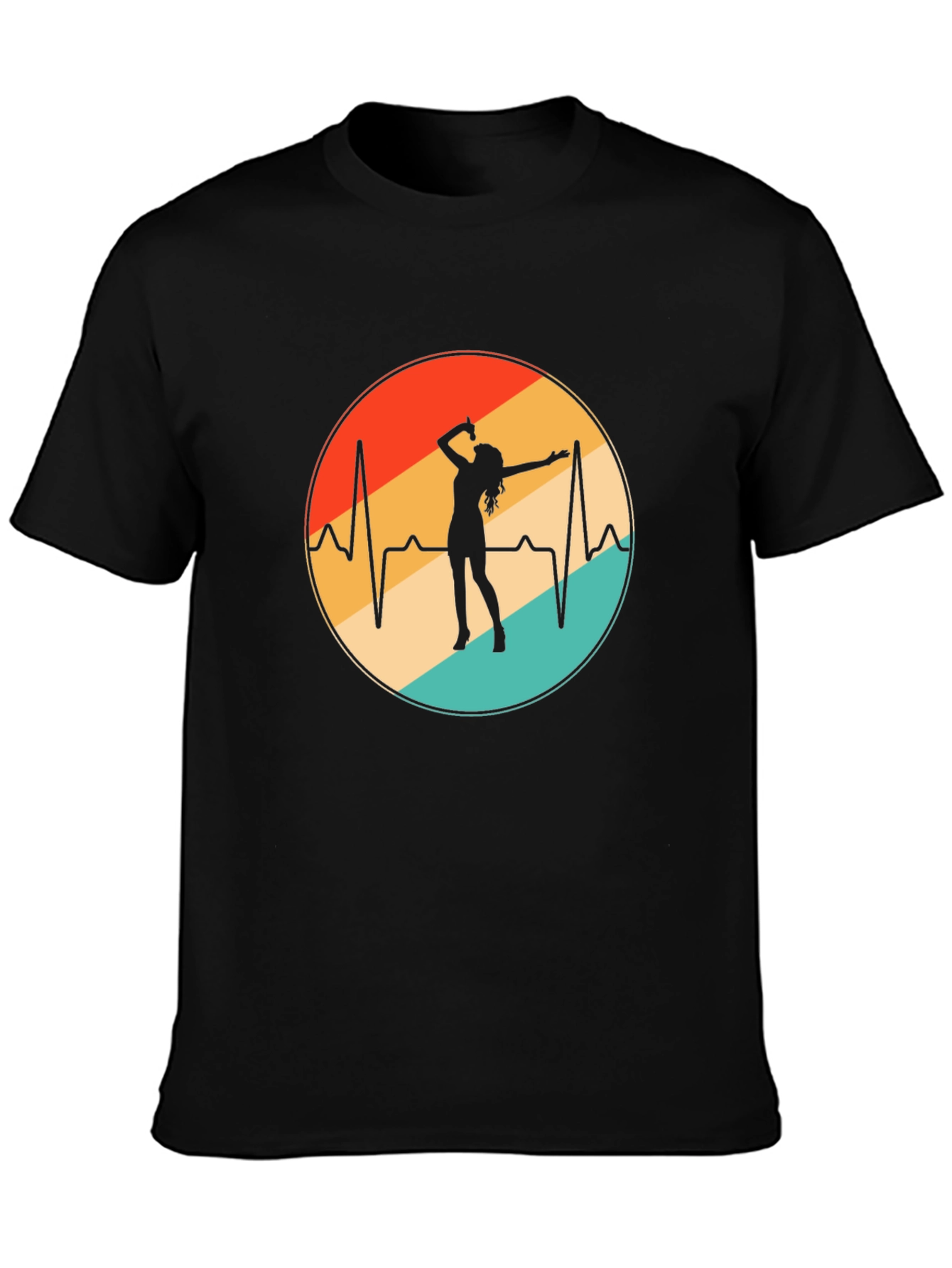 Singer Heartbeat T-Shirt - Black Tee