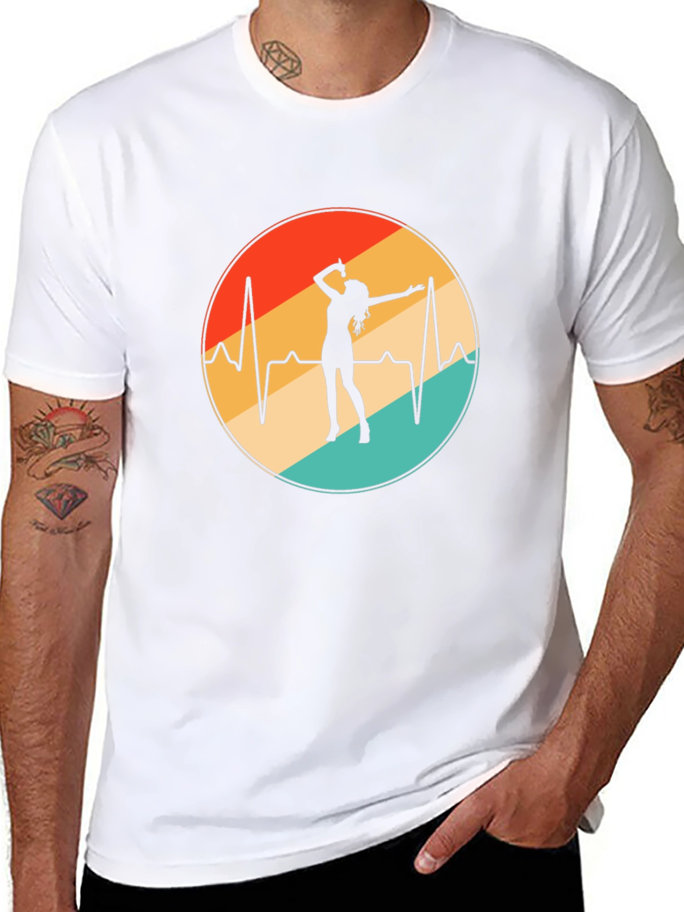Singer Heartbeat T-Shirt - Black Tee