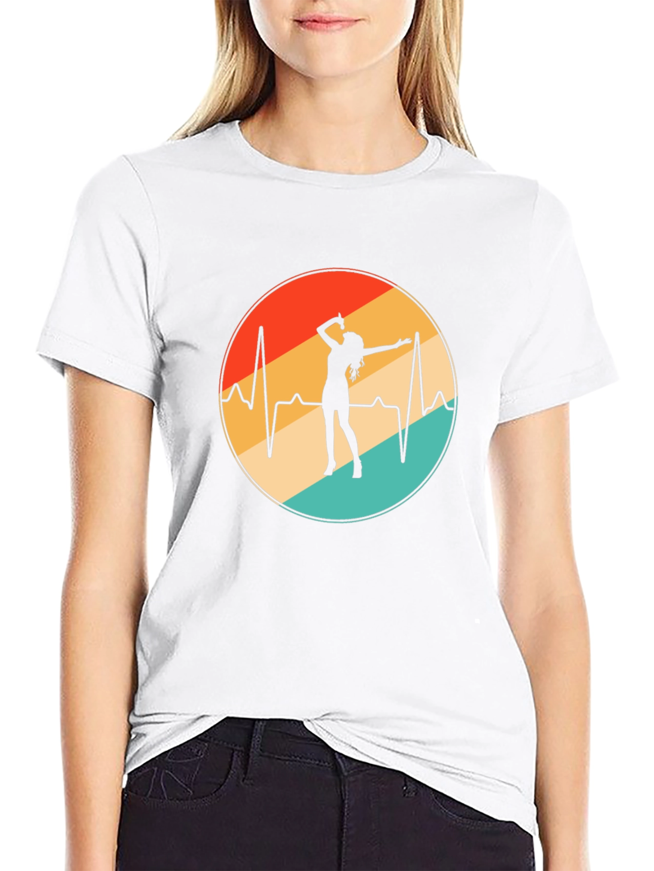Singer Heartbeat T-Shirt - Black Tee