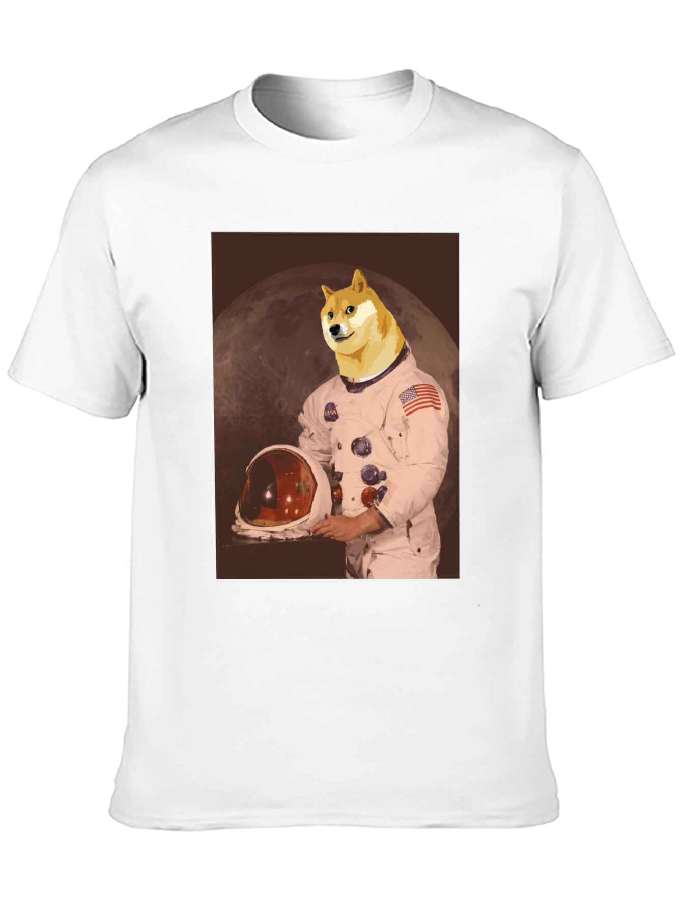 Doge Astronaut T-Shirt - Funny Space Meme Tee