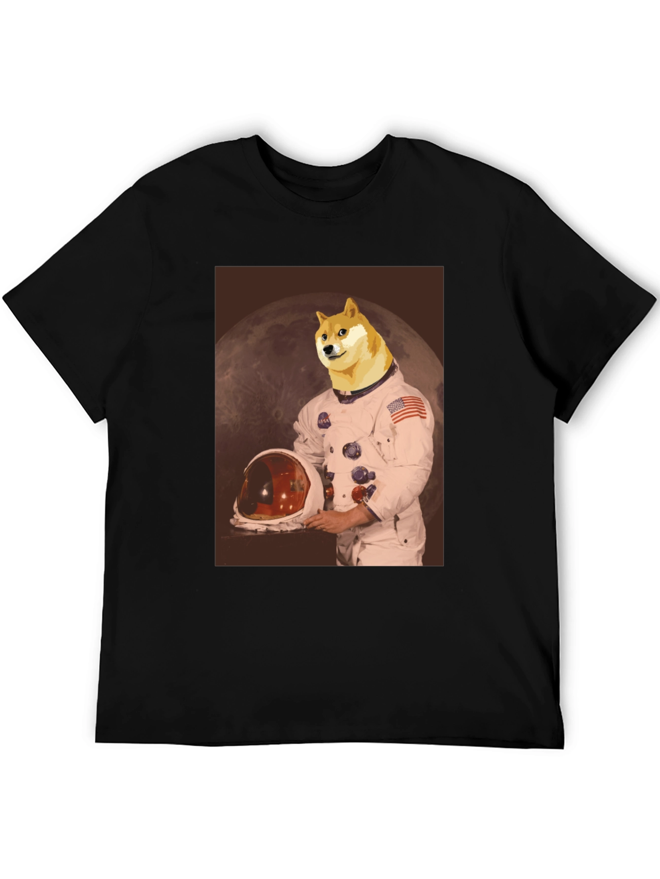 Doge Astronaut T-Shirt - Funny Space Meme Tee