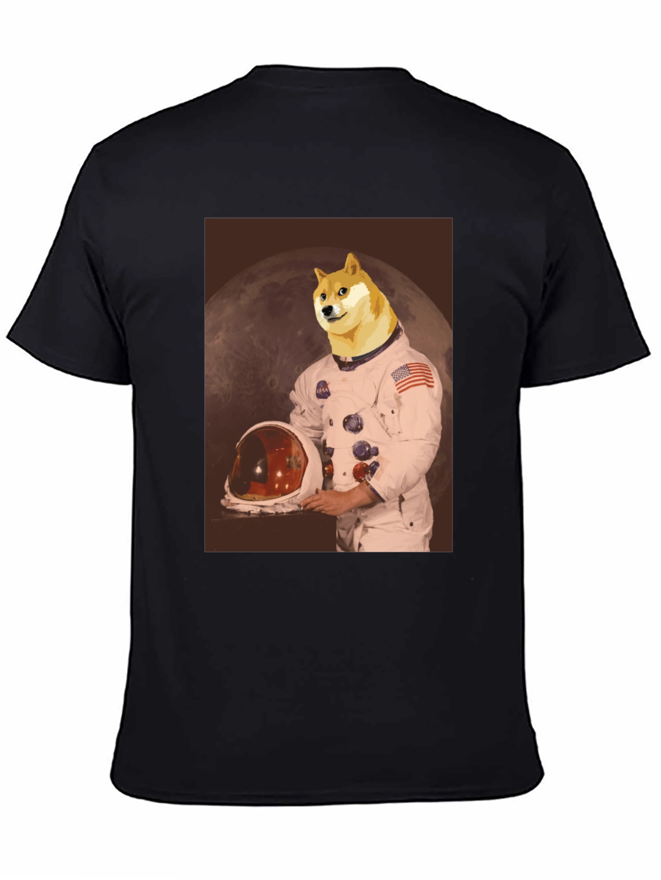 Doge Astronaut T-Shirt - Funny Space Meme Tee