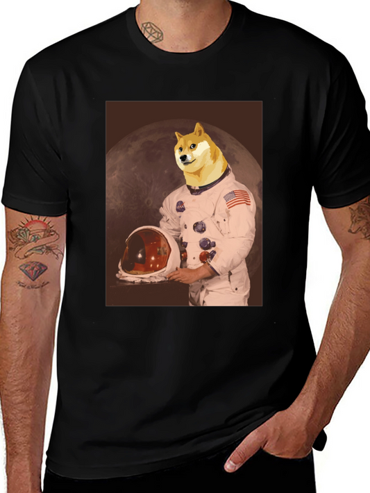 Doge Astronaut T-Shirt - Funny Space Meme Tee