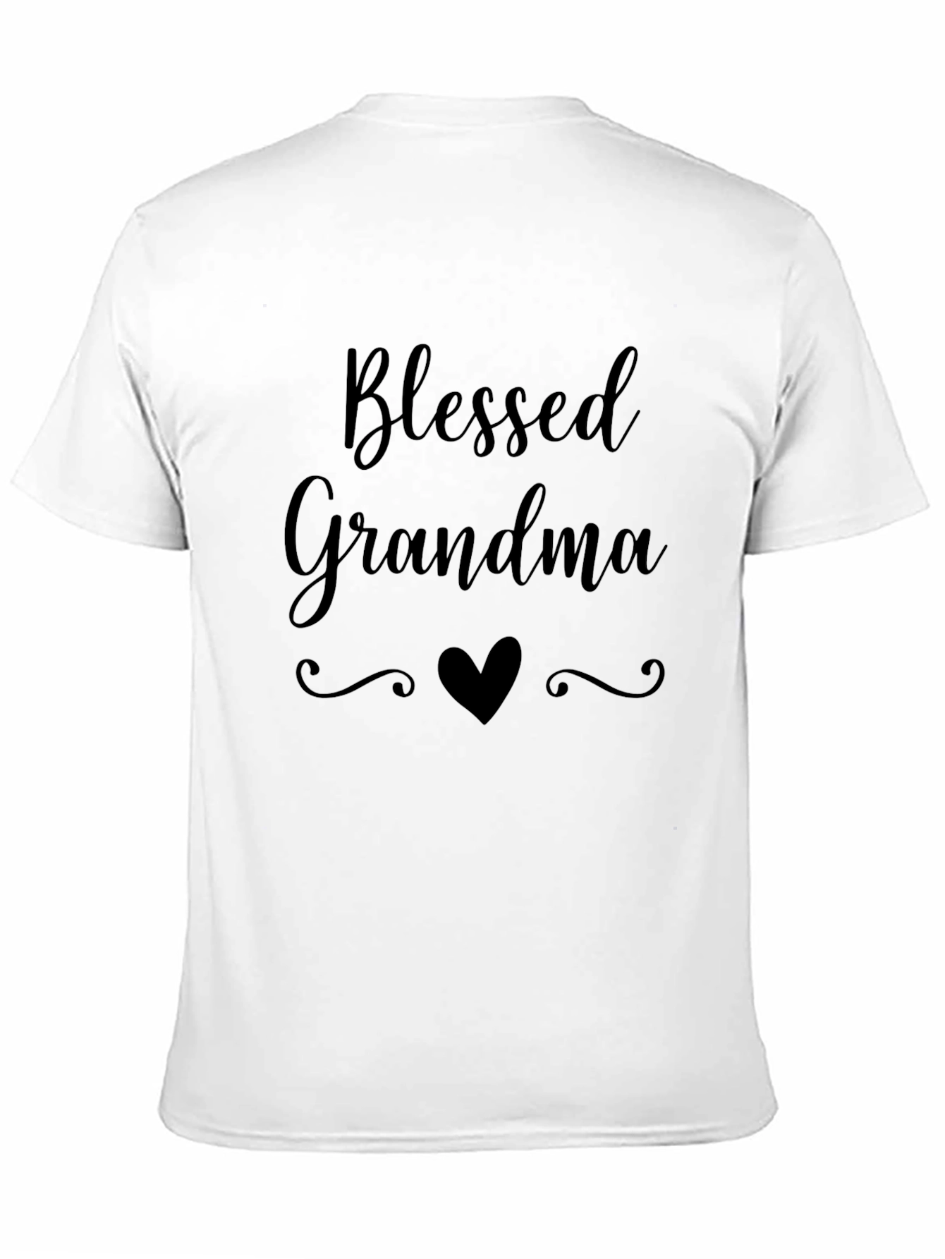 Blessed Grandma Graphic Tee - Heart Design
