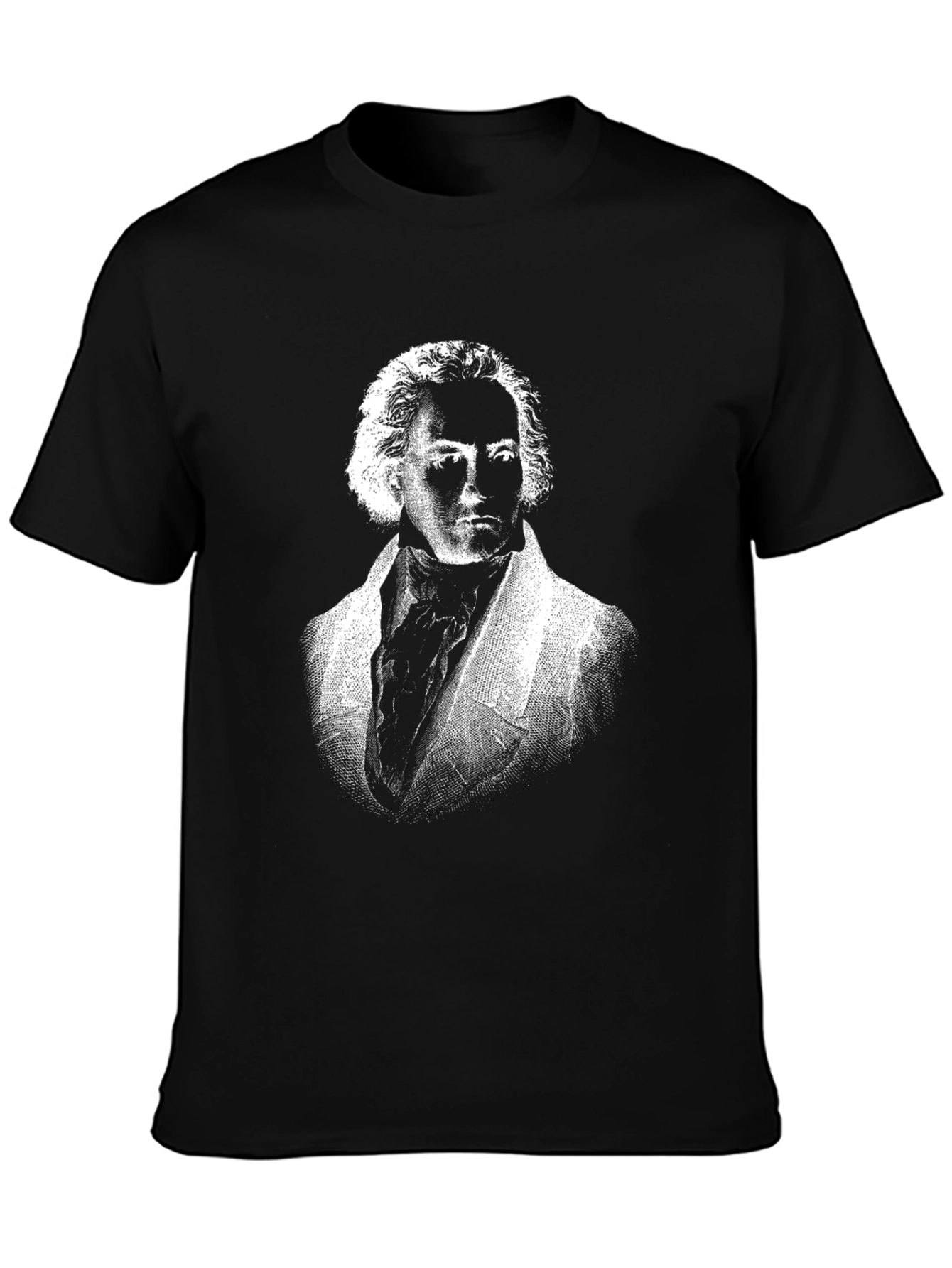 Beethoven Graphic Tee - Classic Composer Portrait T-Shirt