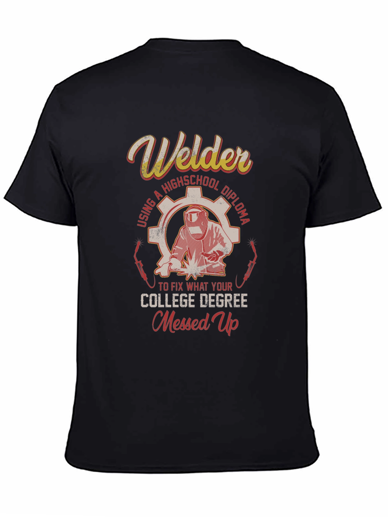 Welder Highschool Diploma T-Shirt