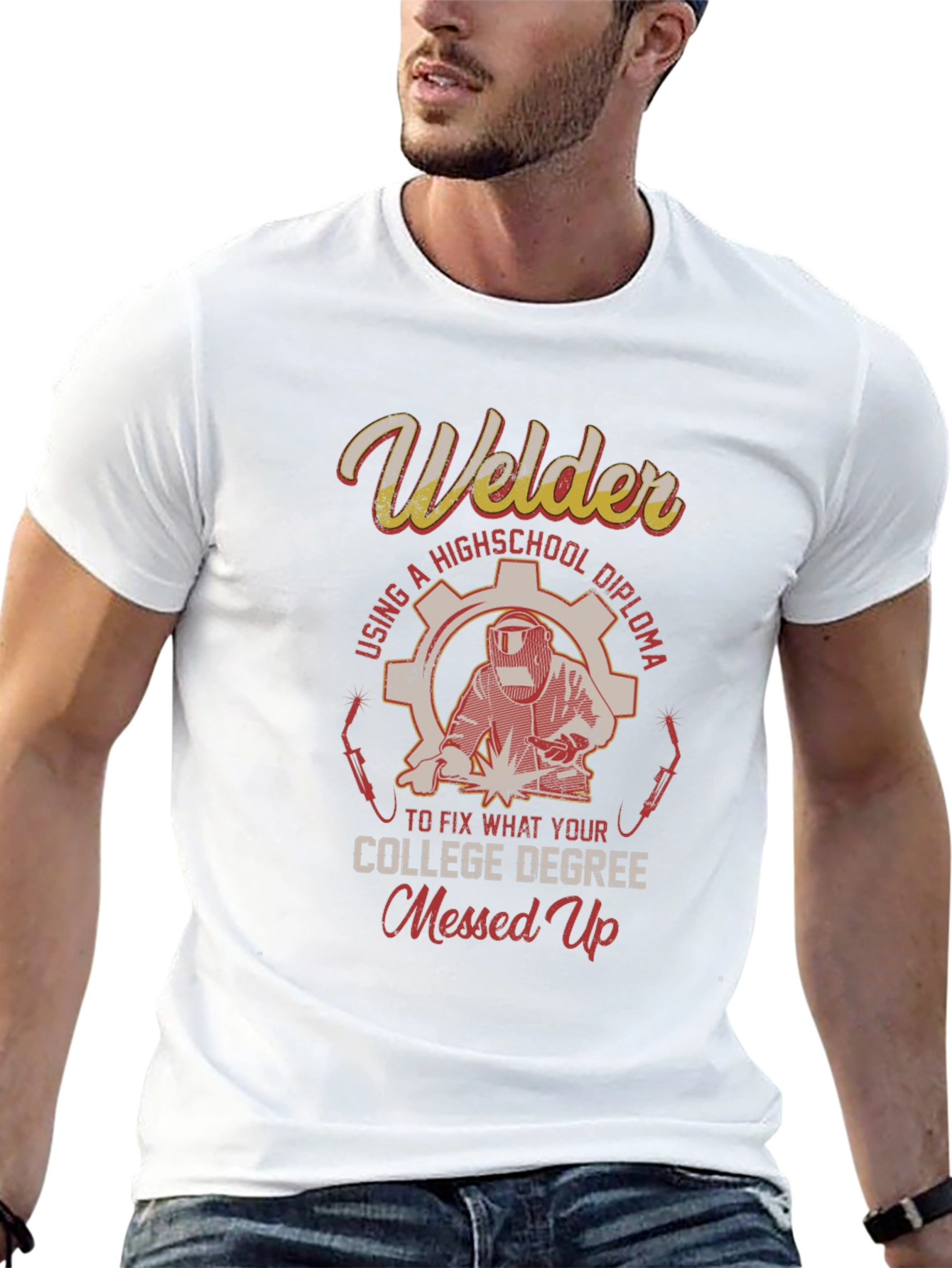 Welder Highschool Diploma T-Shirt
