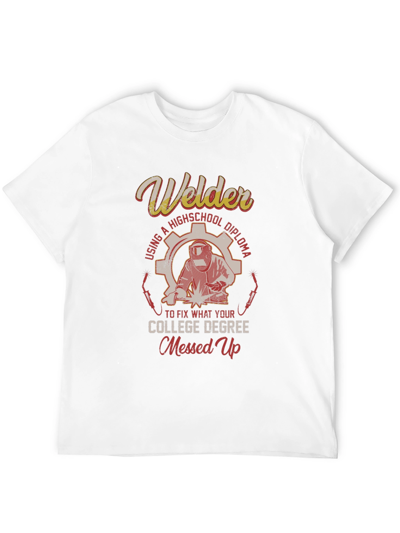 Welder Highschool Diploma T-Shirt