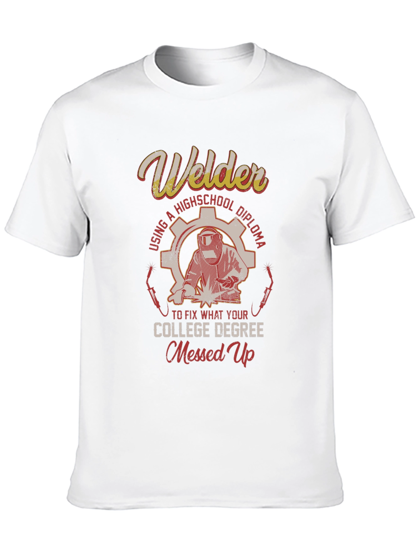 Welder Highschool Diploma T-Shirt