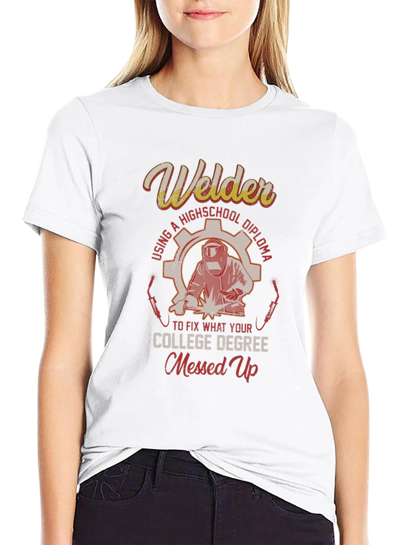 Welder Highschool Diploma T-Shirt