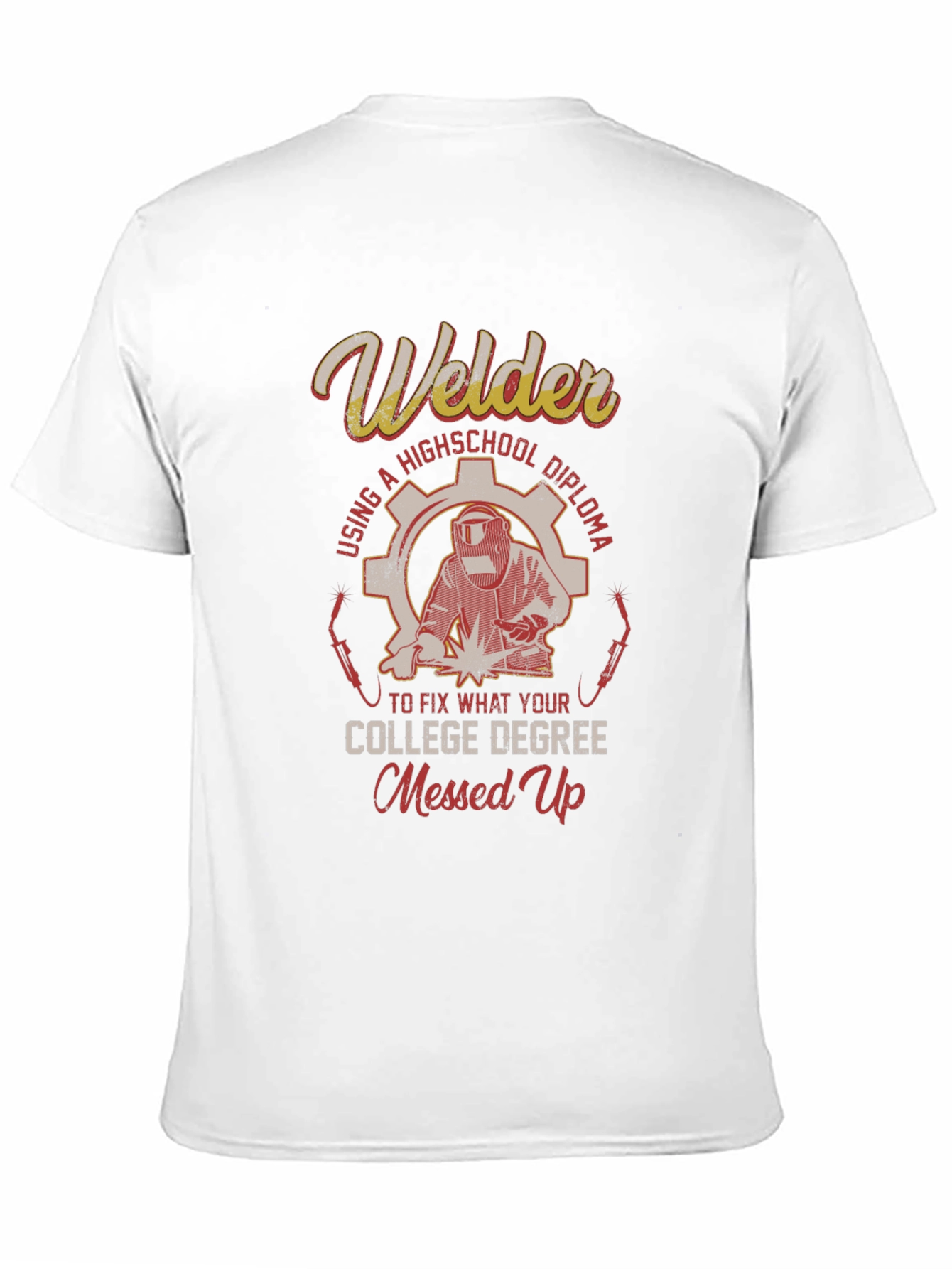 Welder Highschool Diploma T-Shirt