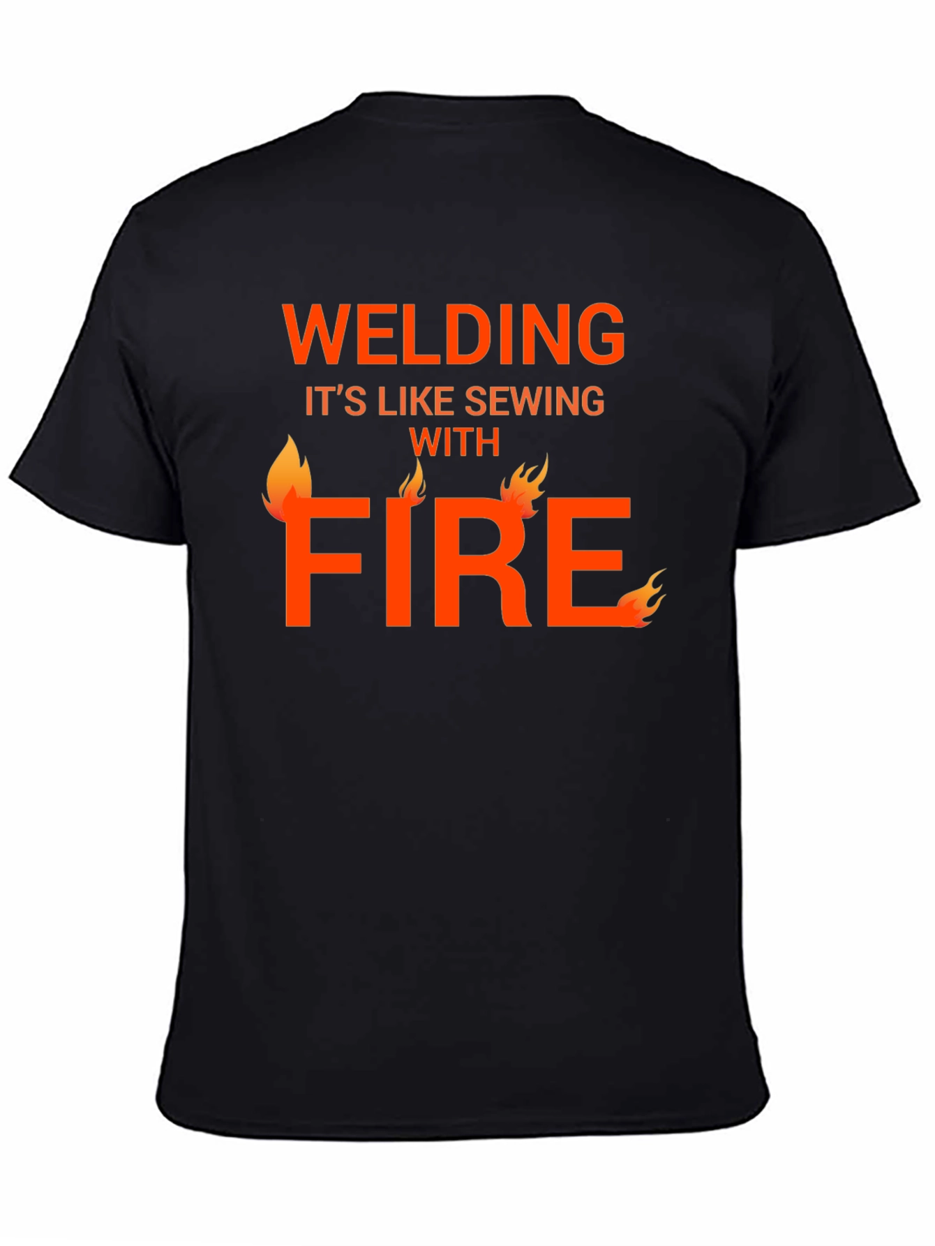 Welding Like Sewing with Fire T-Shirt