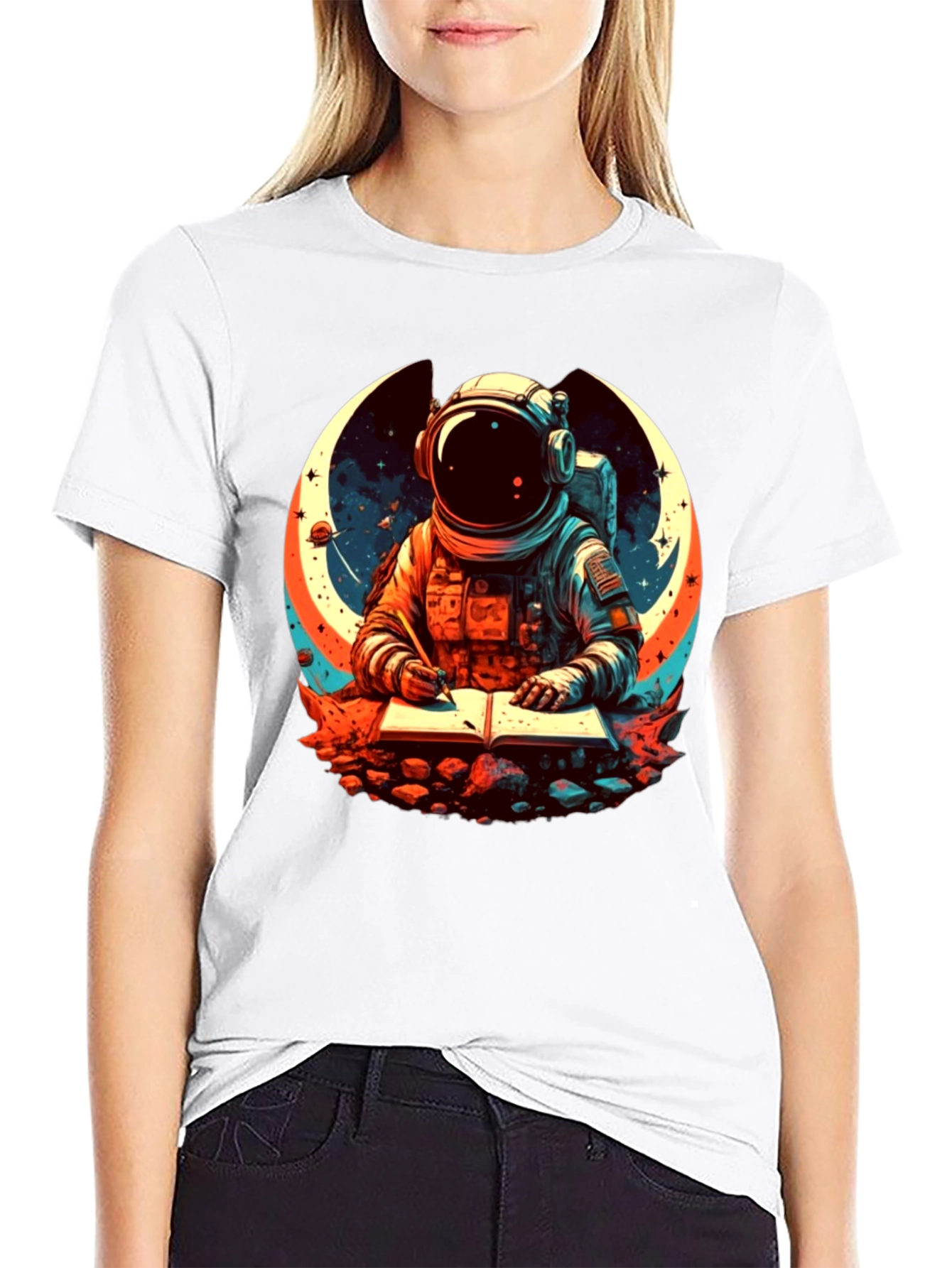 Astronaut Writer Graphic Tee