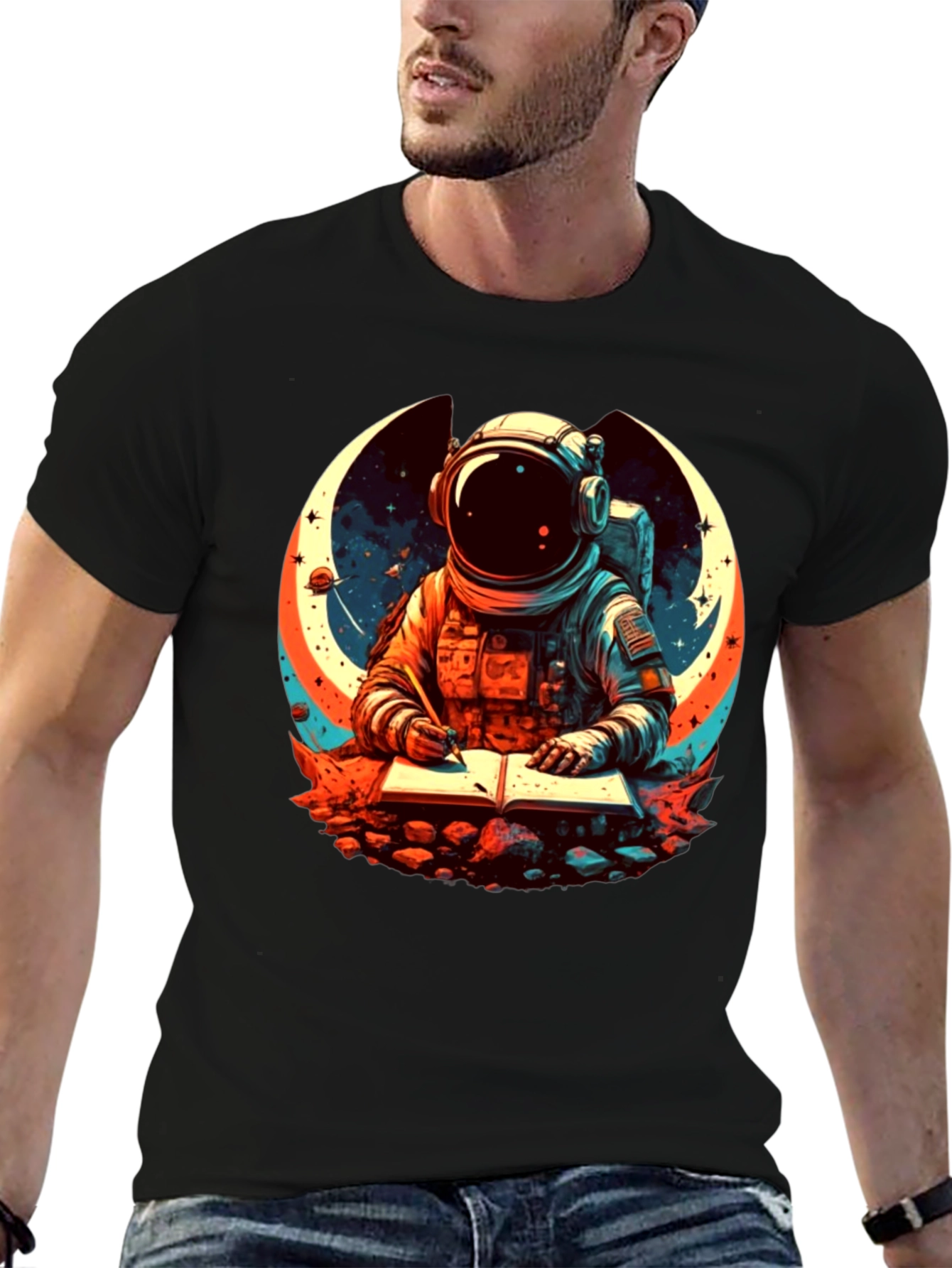 Astronaut Writer Graphic Tee