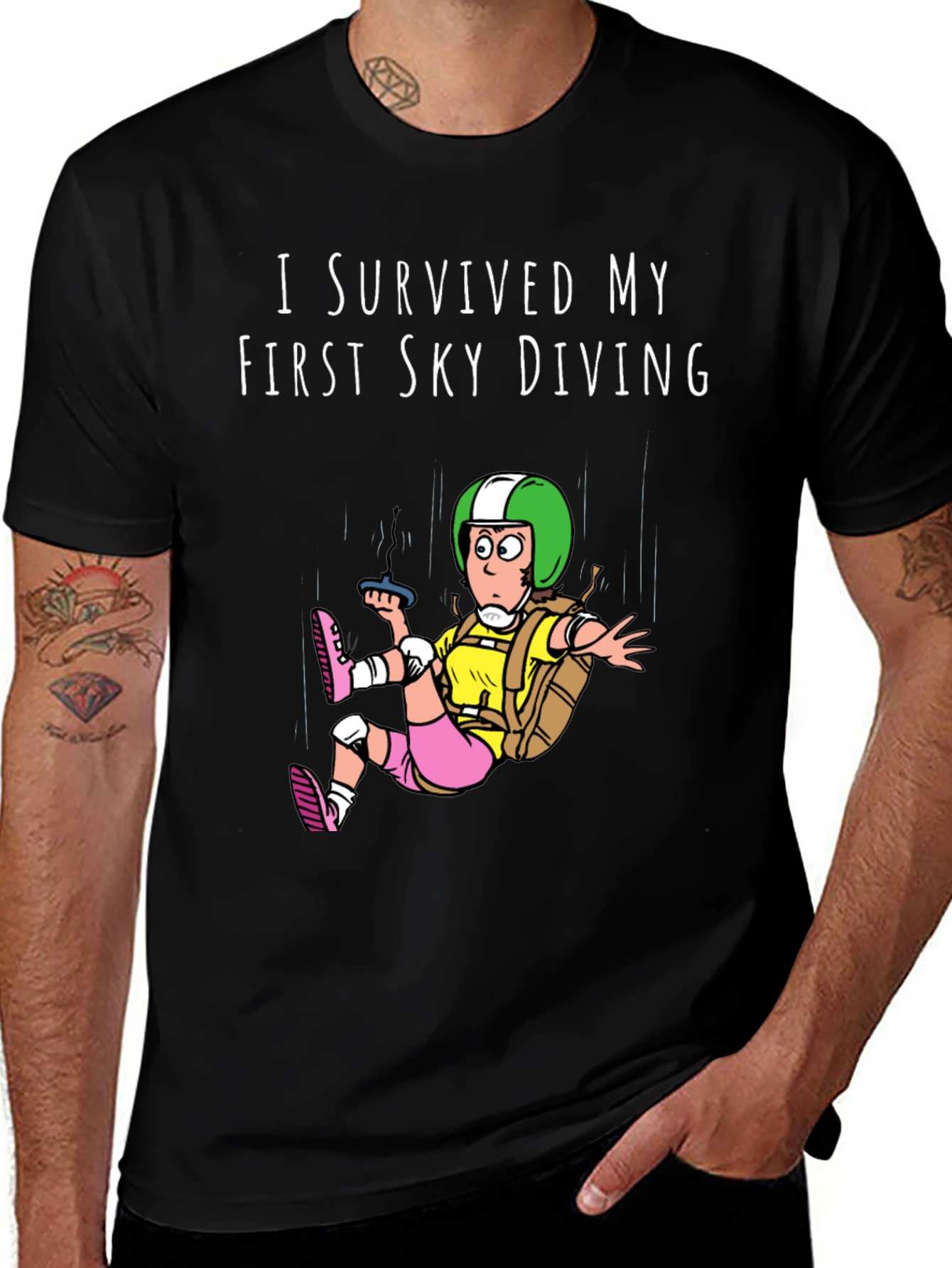 Sky Diving Survivor T-Shirt