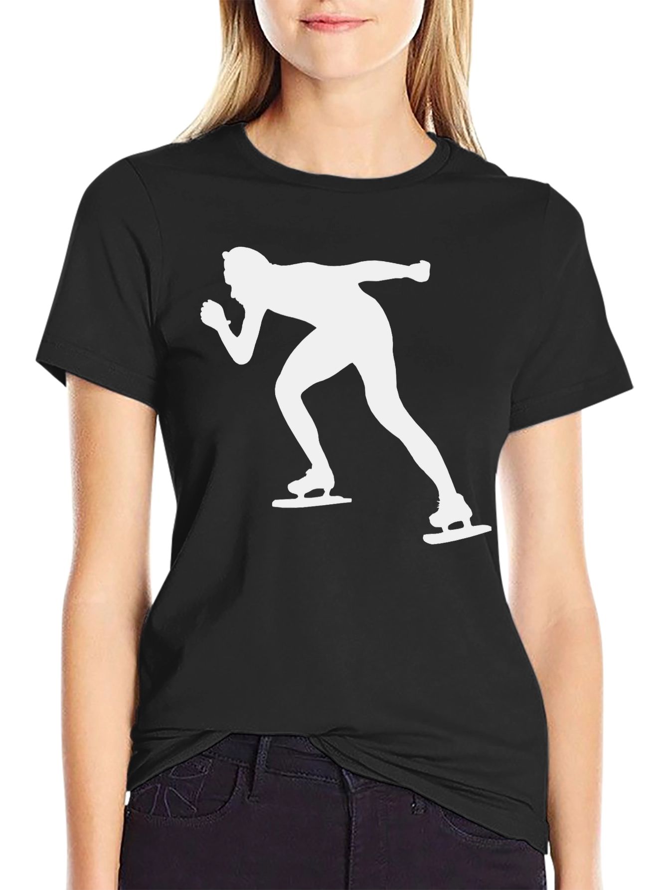 Speed Skater Graphic Tee - Cool Sport T-Shirt