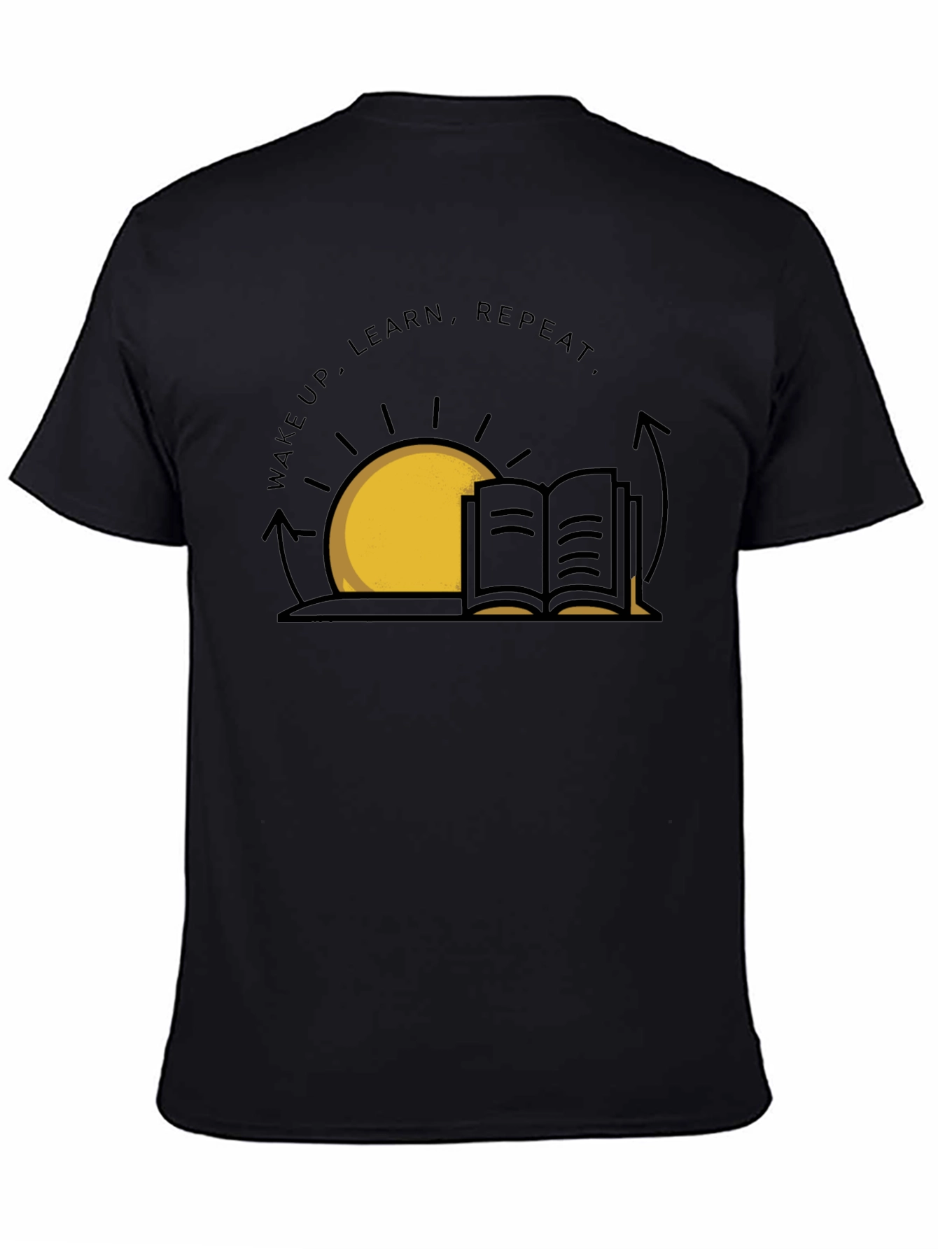 Wake Up Learn Repeat Graphic Tee