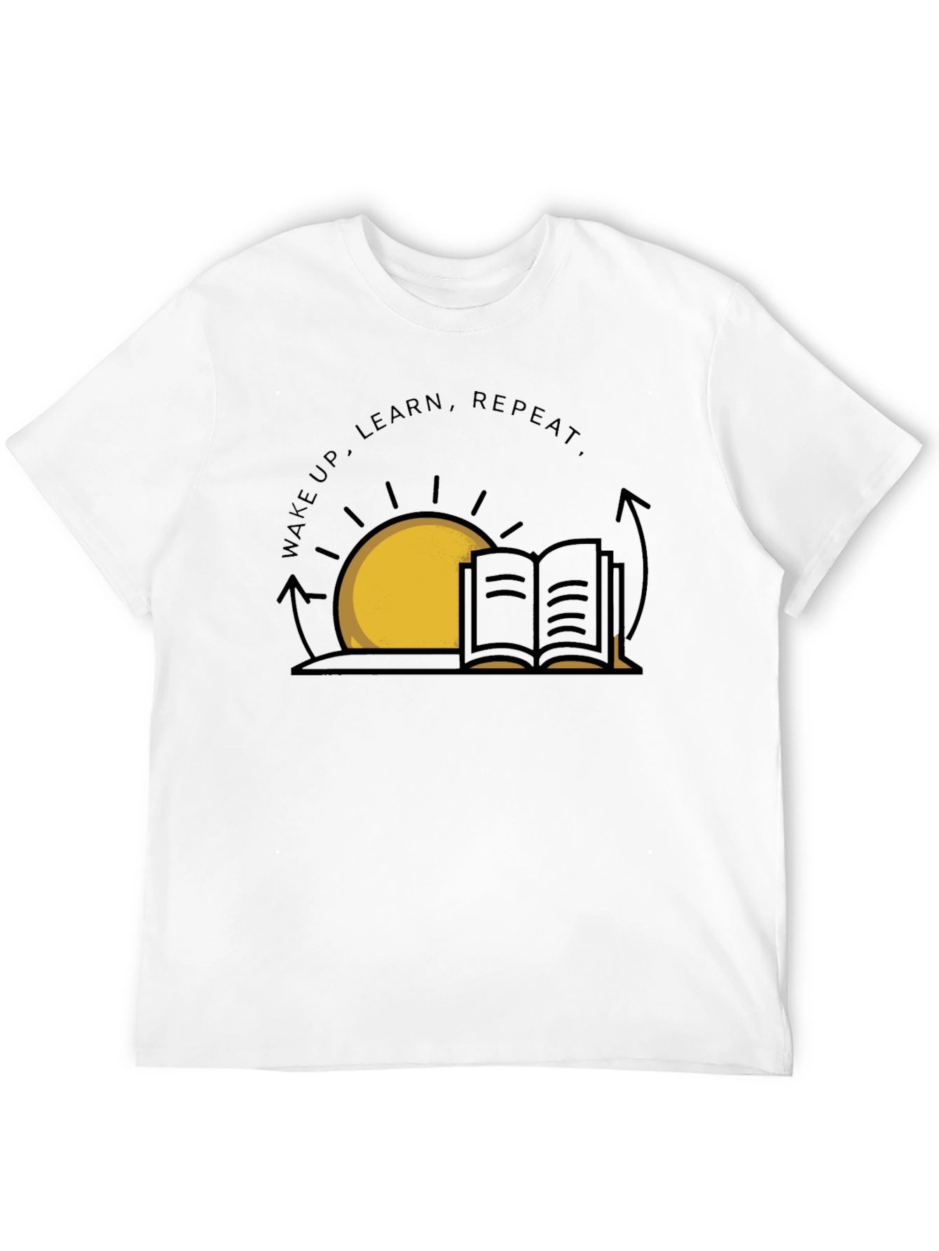 Wake Up Learn Repeat Graphic Tee