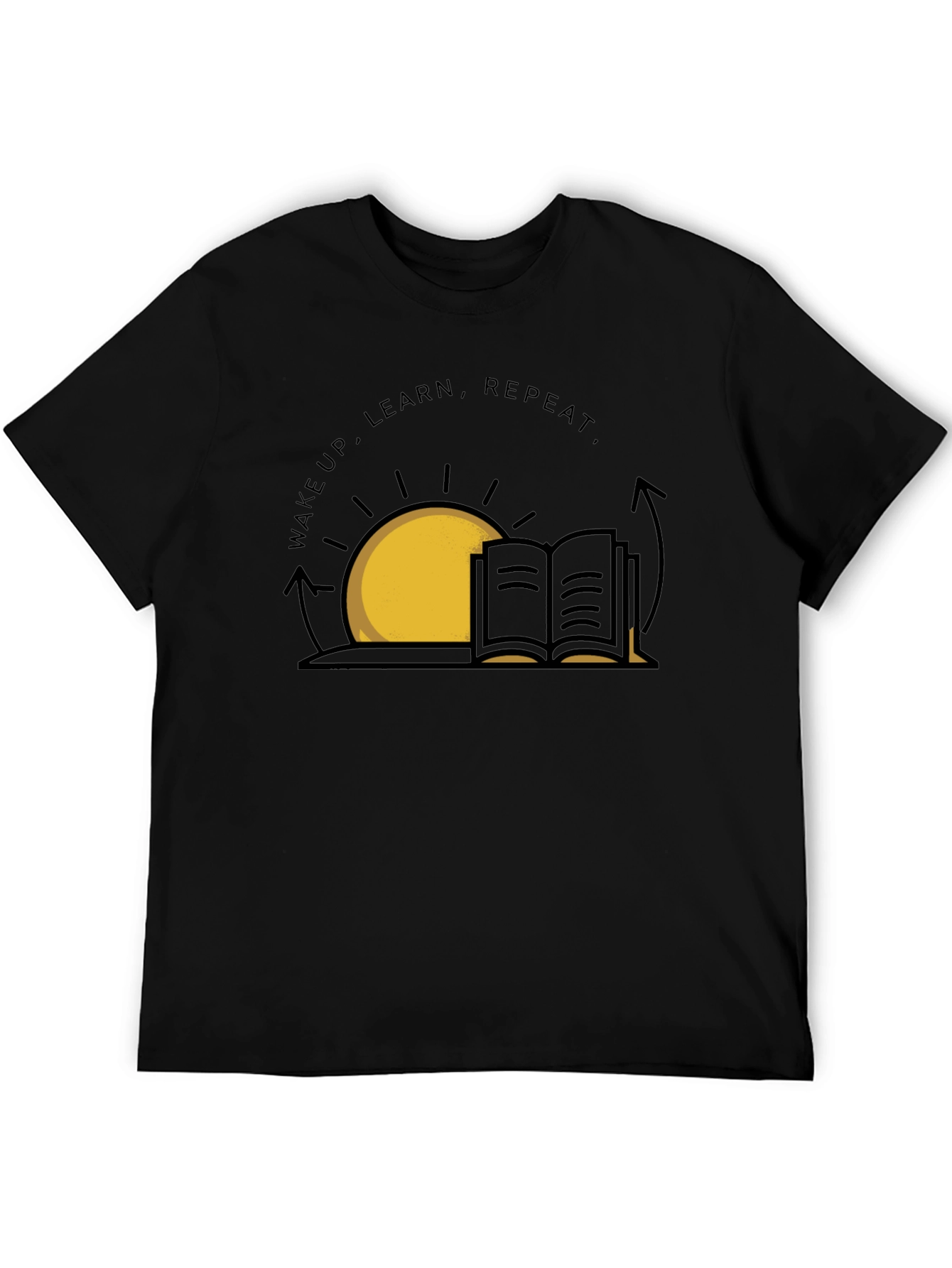 Wake Up Learn Repeat Graphic Tee