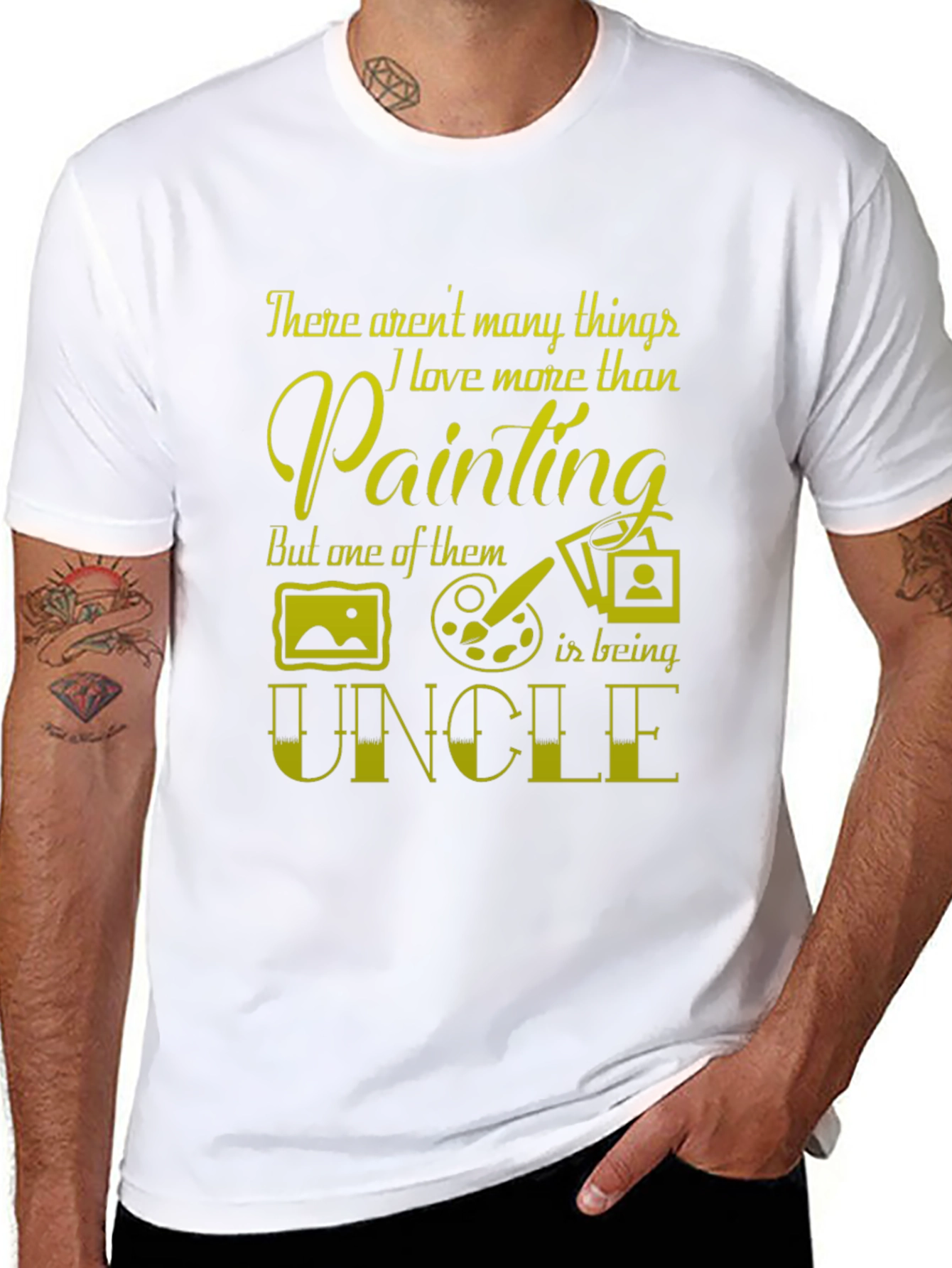 Painting Uncle T-Shirt - Artists Favorite Gift