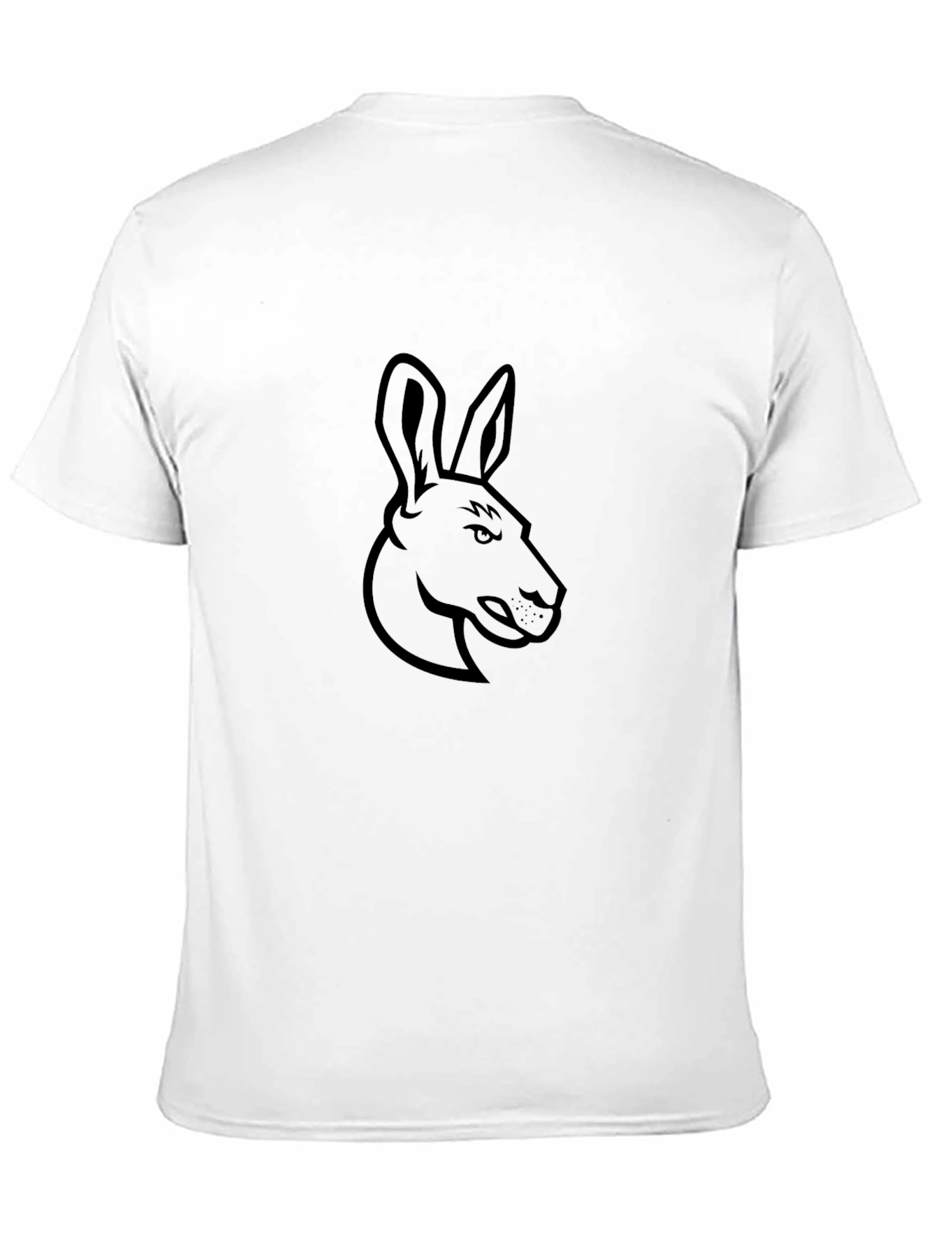 Black Kangaroo Graphic Tee - Cool Casual Style
