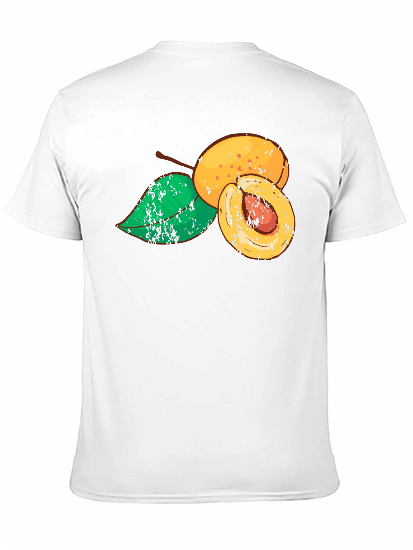 Apricot Graphic Black T-Shirt