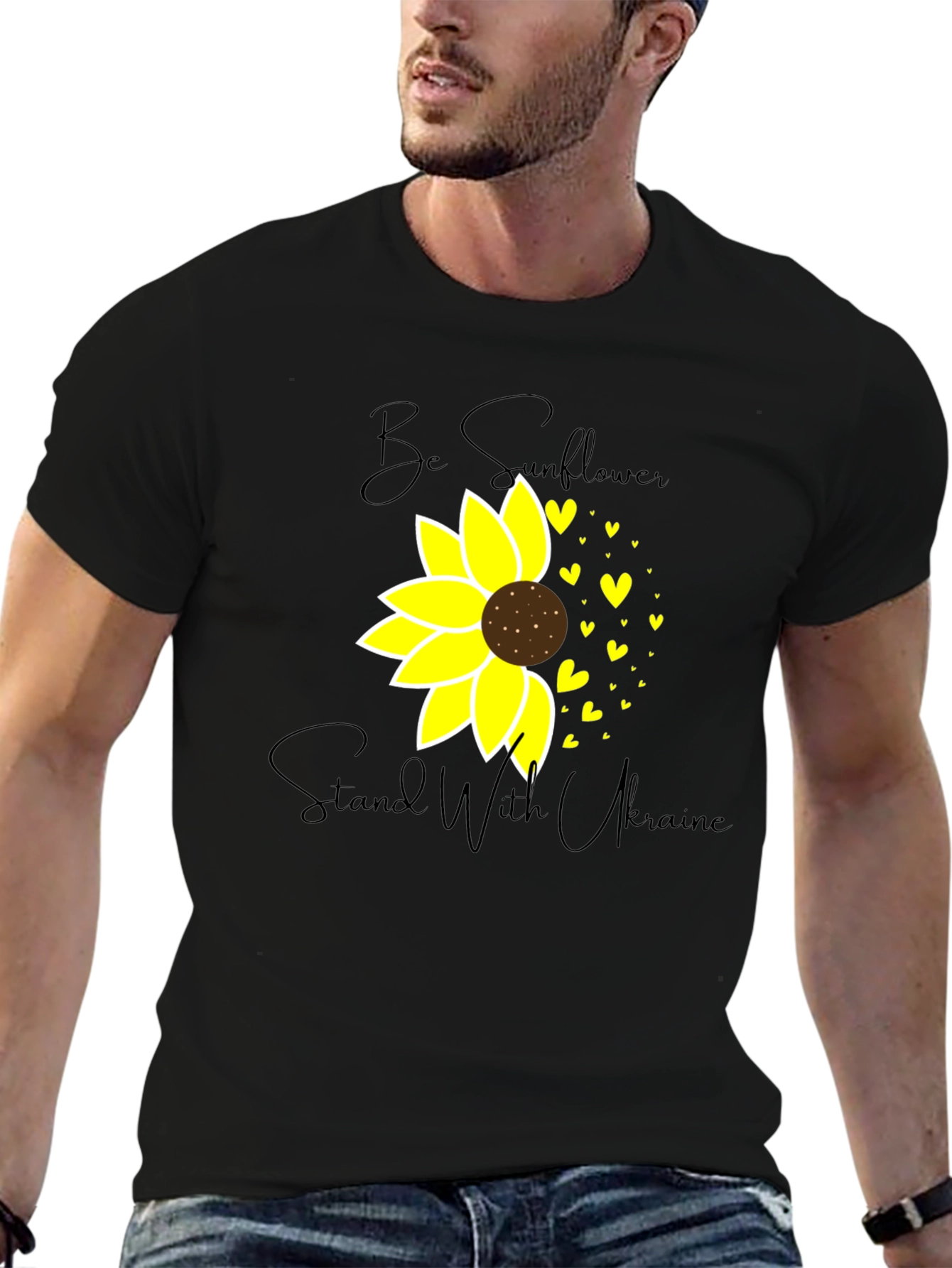 Stand with Ukraine Sunflower T-Shirt
