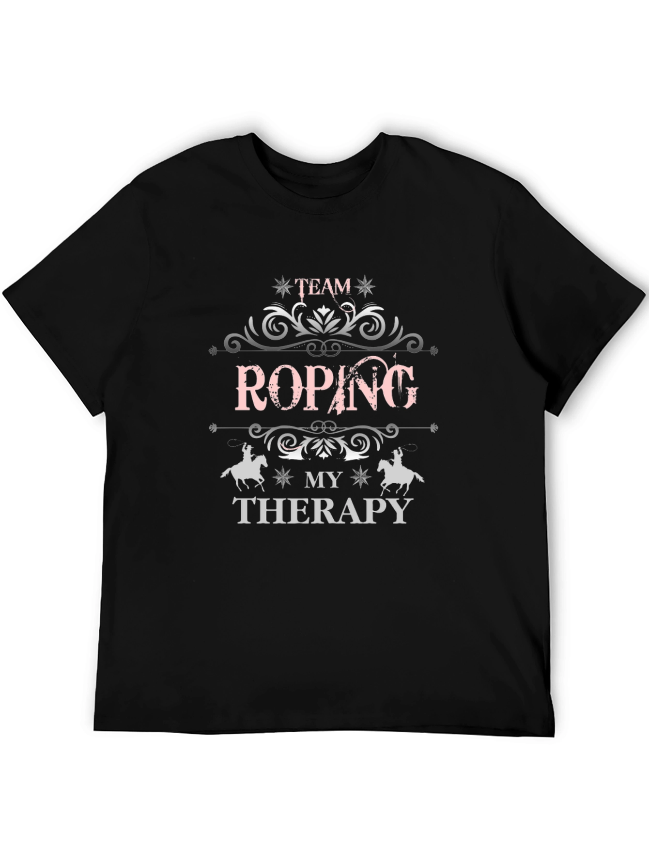 Team Roping My Therapy Graphic T-Shirt