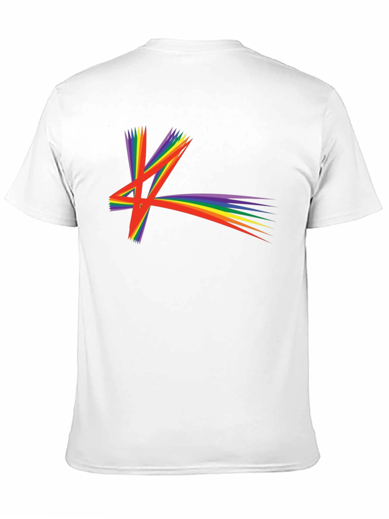 Rainbow Starburst Graphic T-Shirt