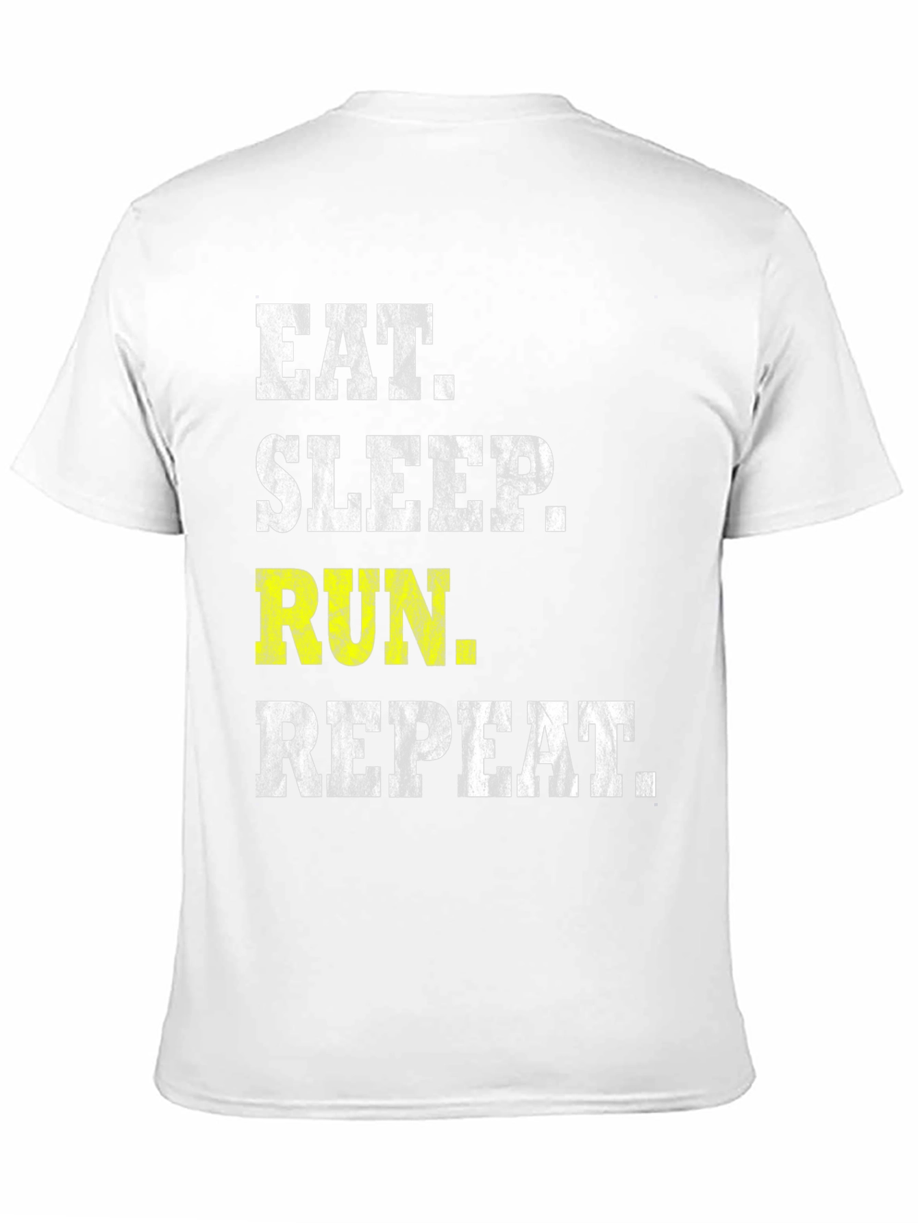 Eat Sleep Run Repeat T-Shirt - Running Motivation Tee