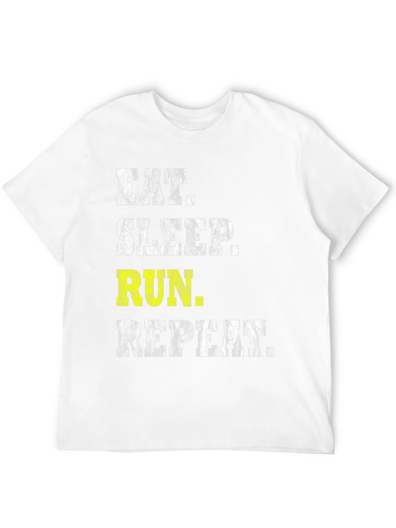 Eat Sleep Run Repeat T-Shirt - Running Motivation Tee