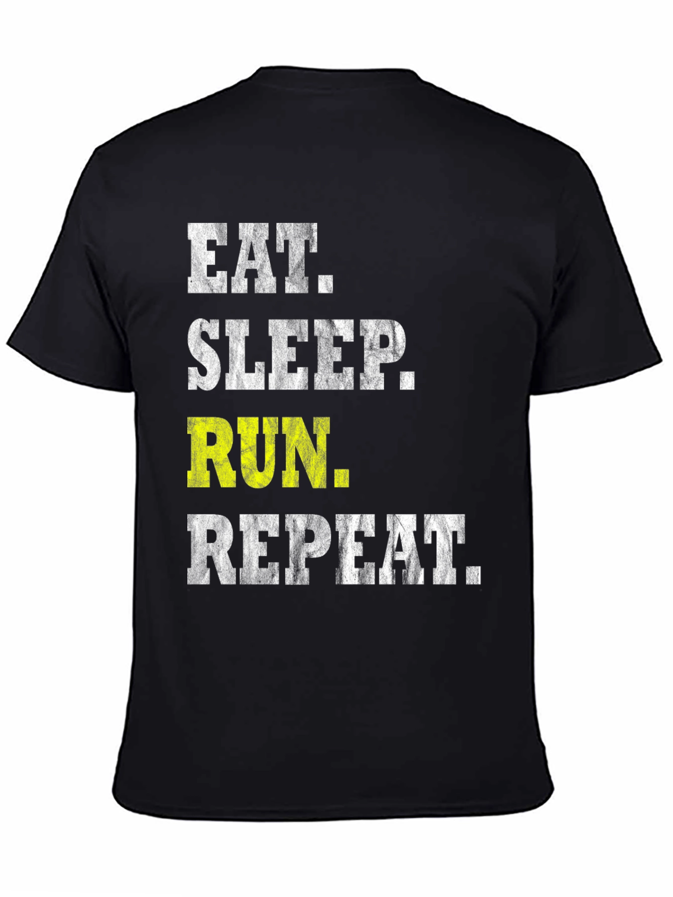 Eat Sleep Run Repeat T-Shirt - Running Motivation Tee