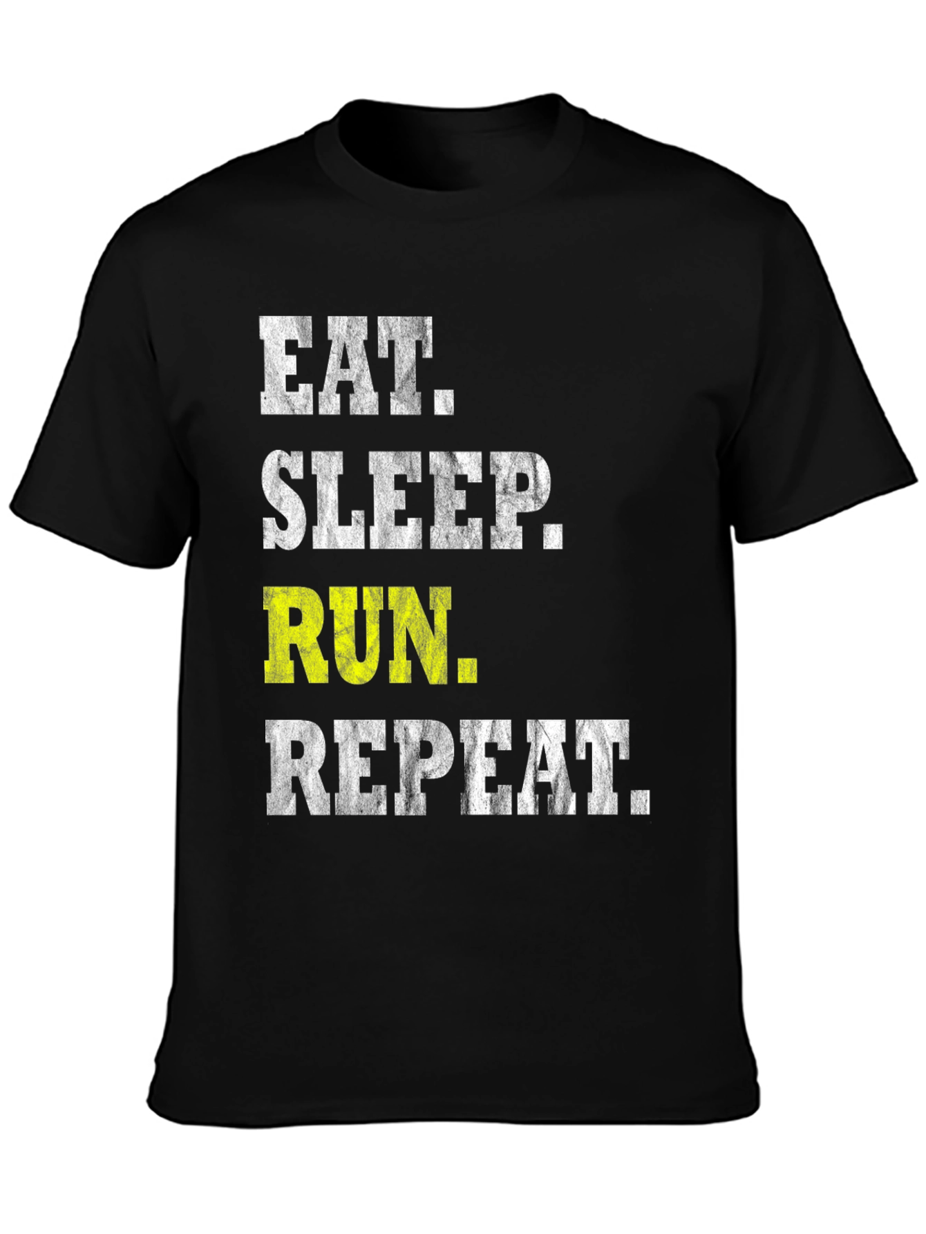 Eat Sleep Run Repeat T-Shirt - Running Motivation Tee