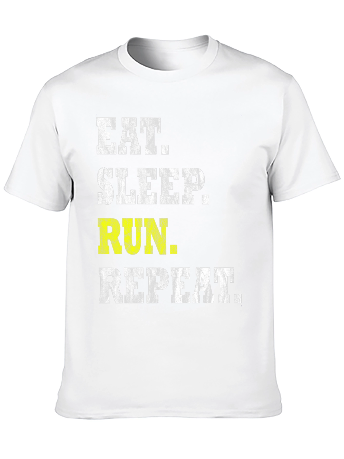 Eat Sleep Run Repeat T-Shirt - Running Motivation Tee