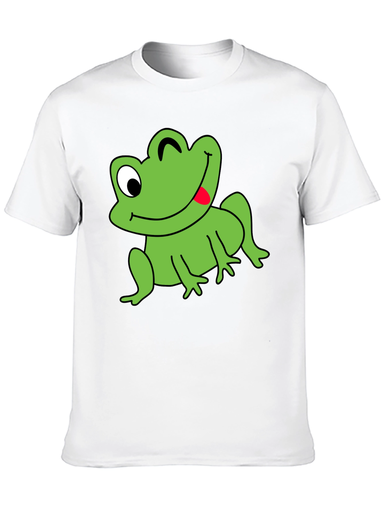 Funny Frog Graphic Tee - Mens Black T-Shirt