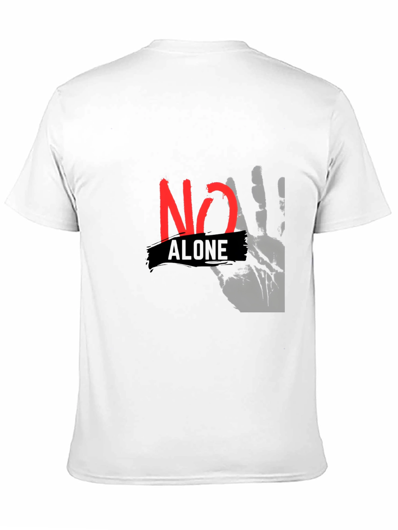 No Alone Graphic Tee - Empowering T-Shirt